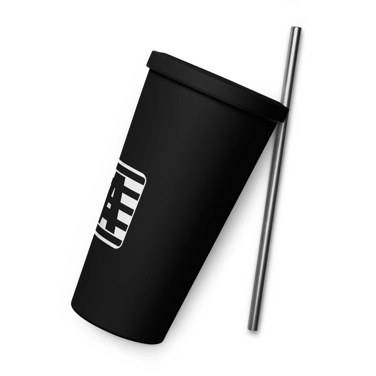 2A Insulated tumbler with a straw