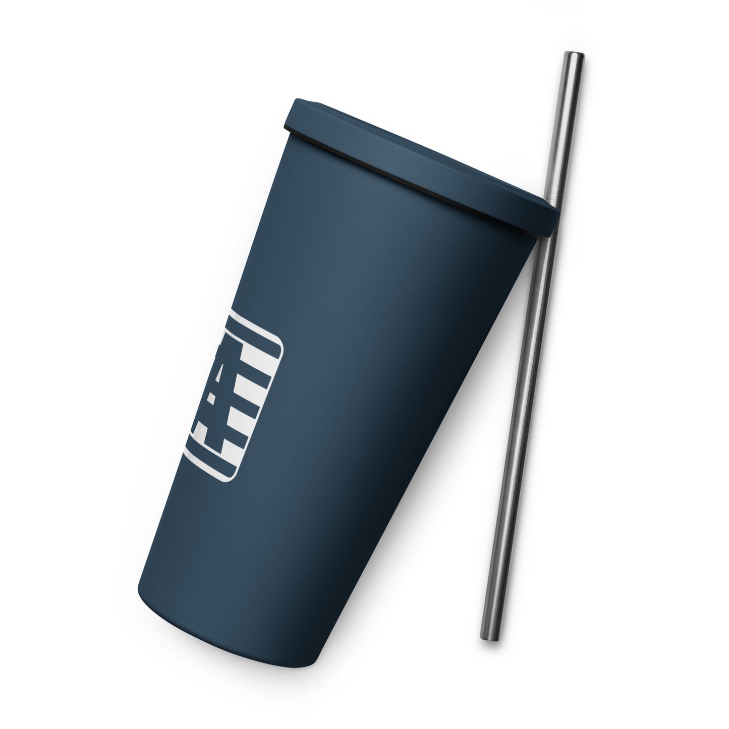 2A Insulated tumbler with a straw