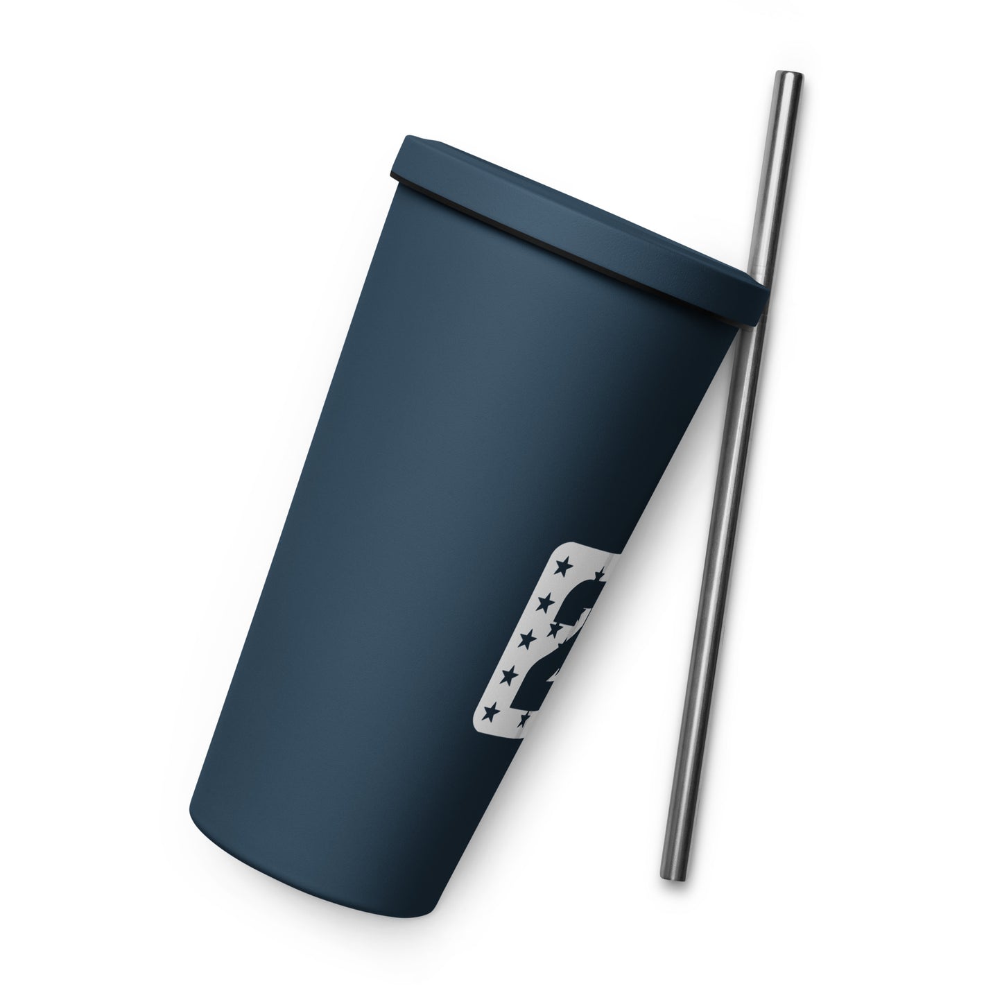 2A Insulated tumbler with a straw