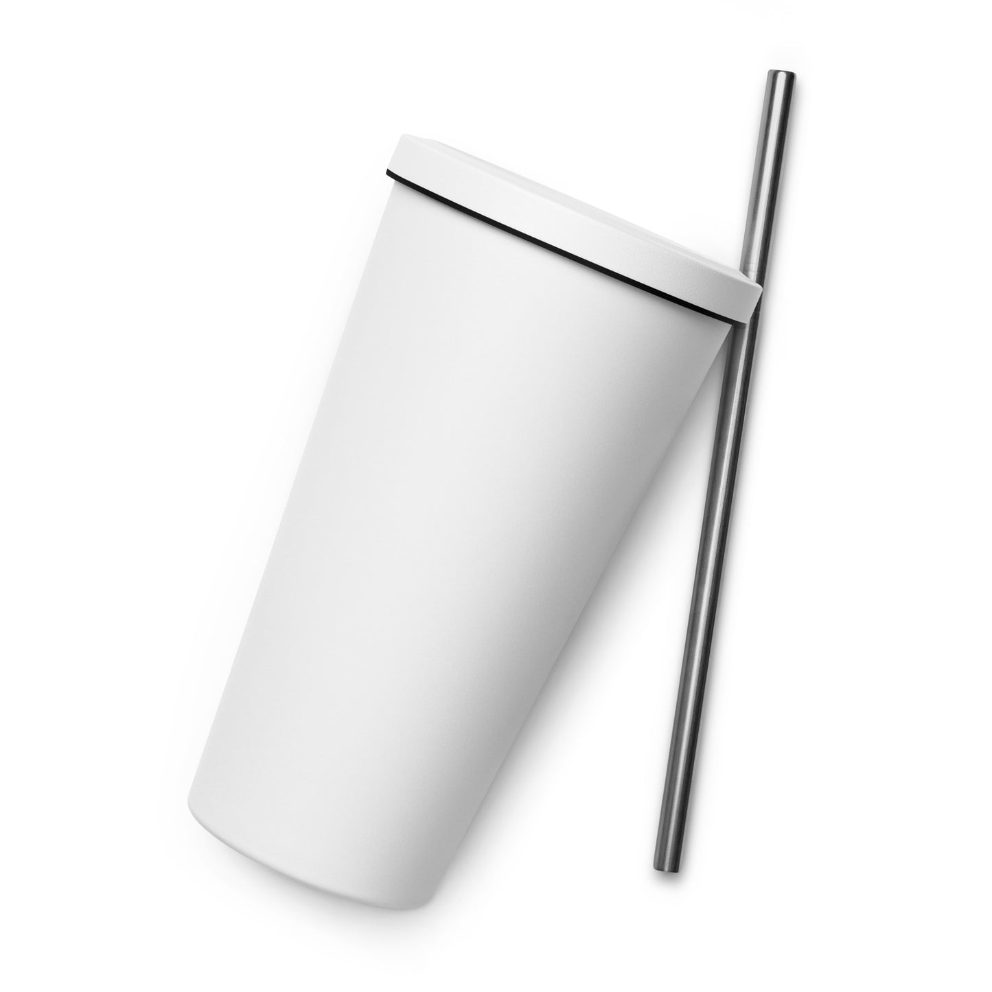 2A Insulated tumbler with a straw