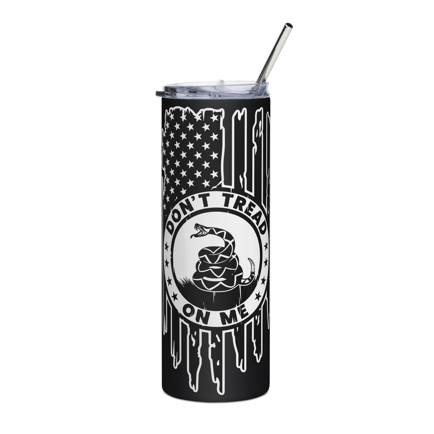 Don’t Tread on Me Flag Stainless steel tumbler
