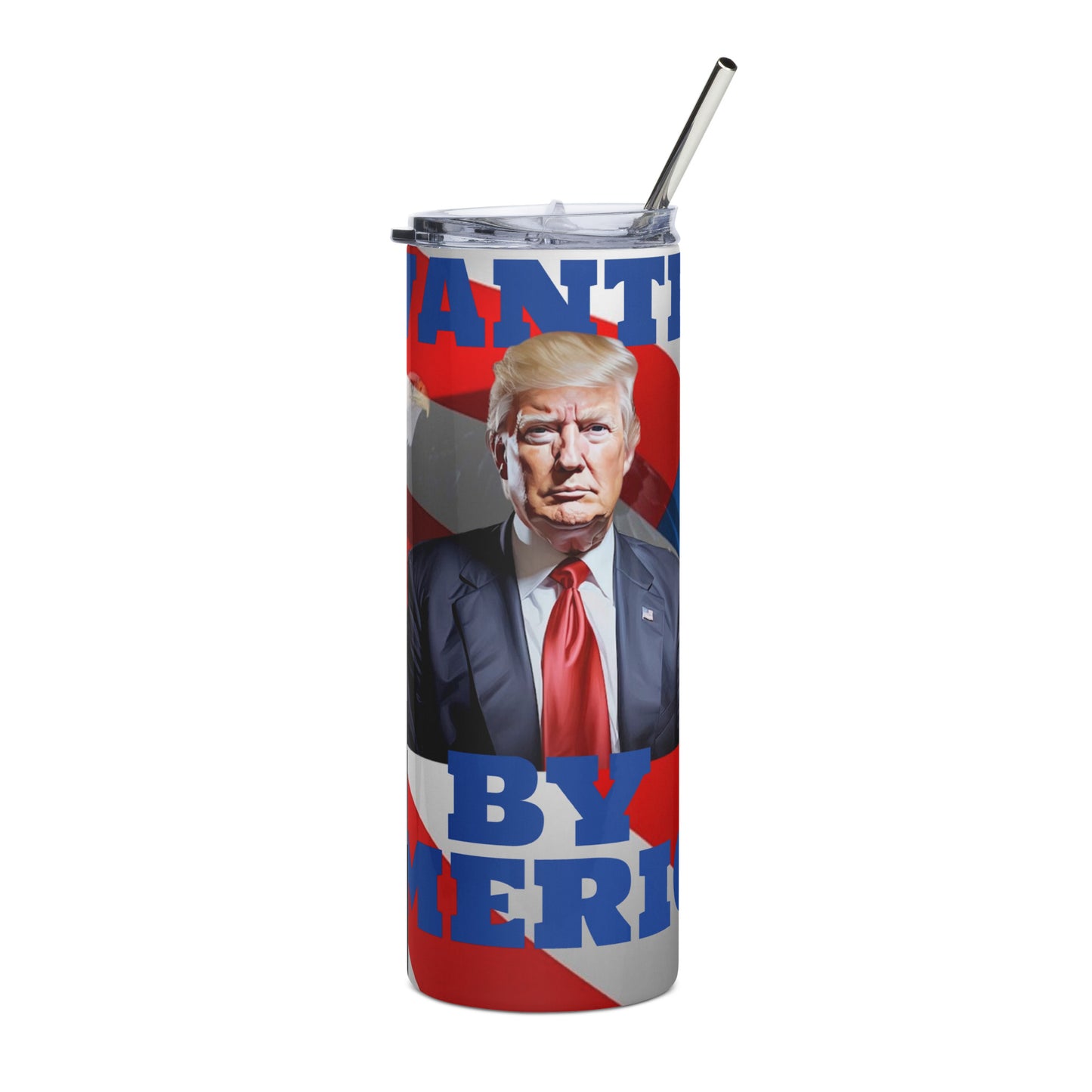 Trump Wanted by America Stainless steel tumbler