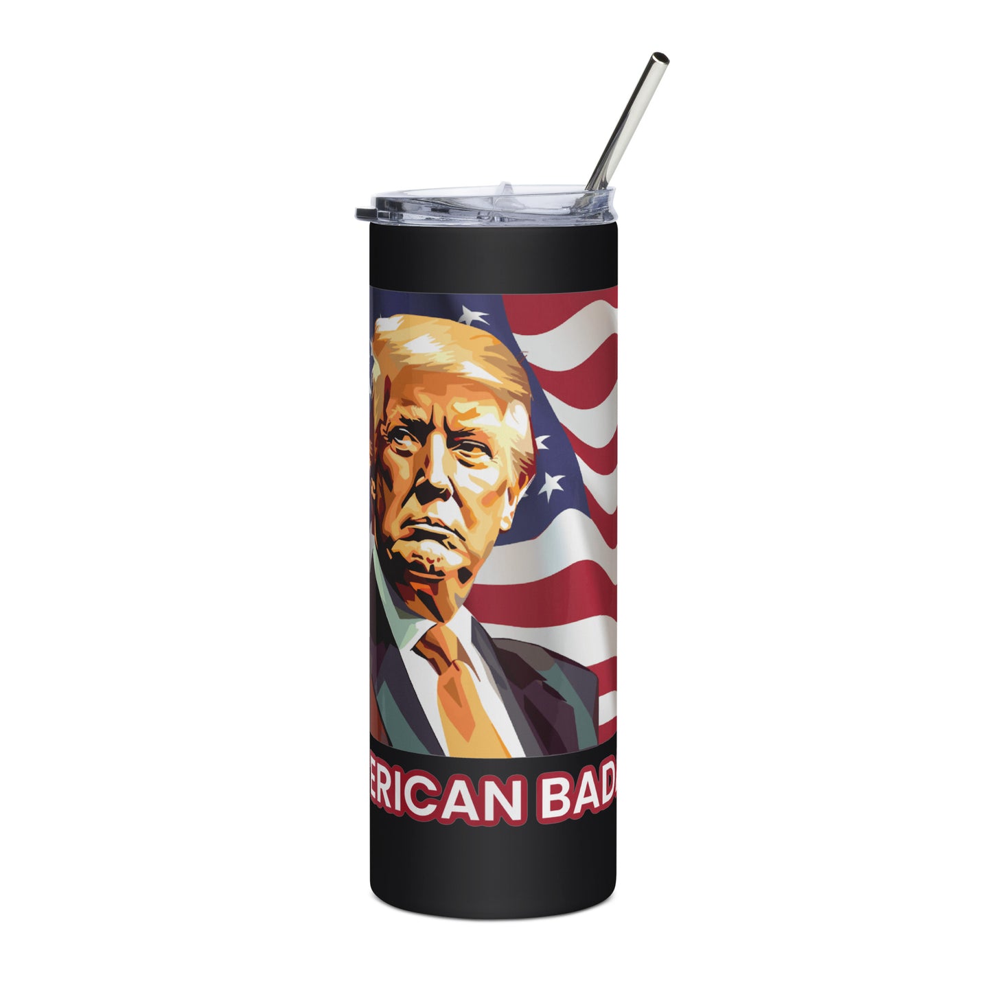 Trump American Badass Stainless steel tumbler