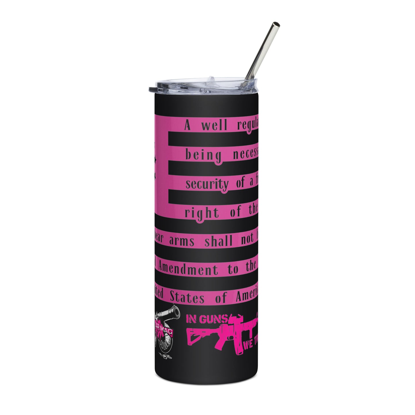 2A Flag Stainless steel tumbler