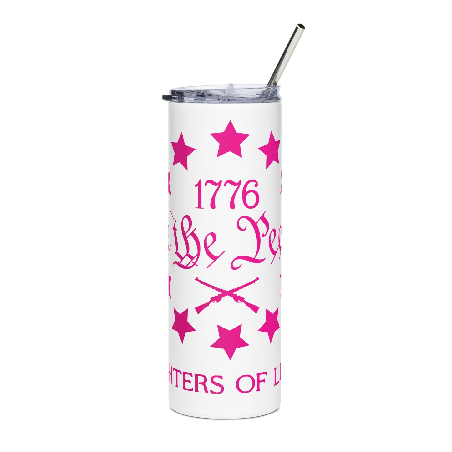 Daughters of Liberty Pink Stainless steel tumbler
