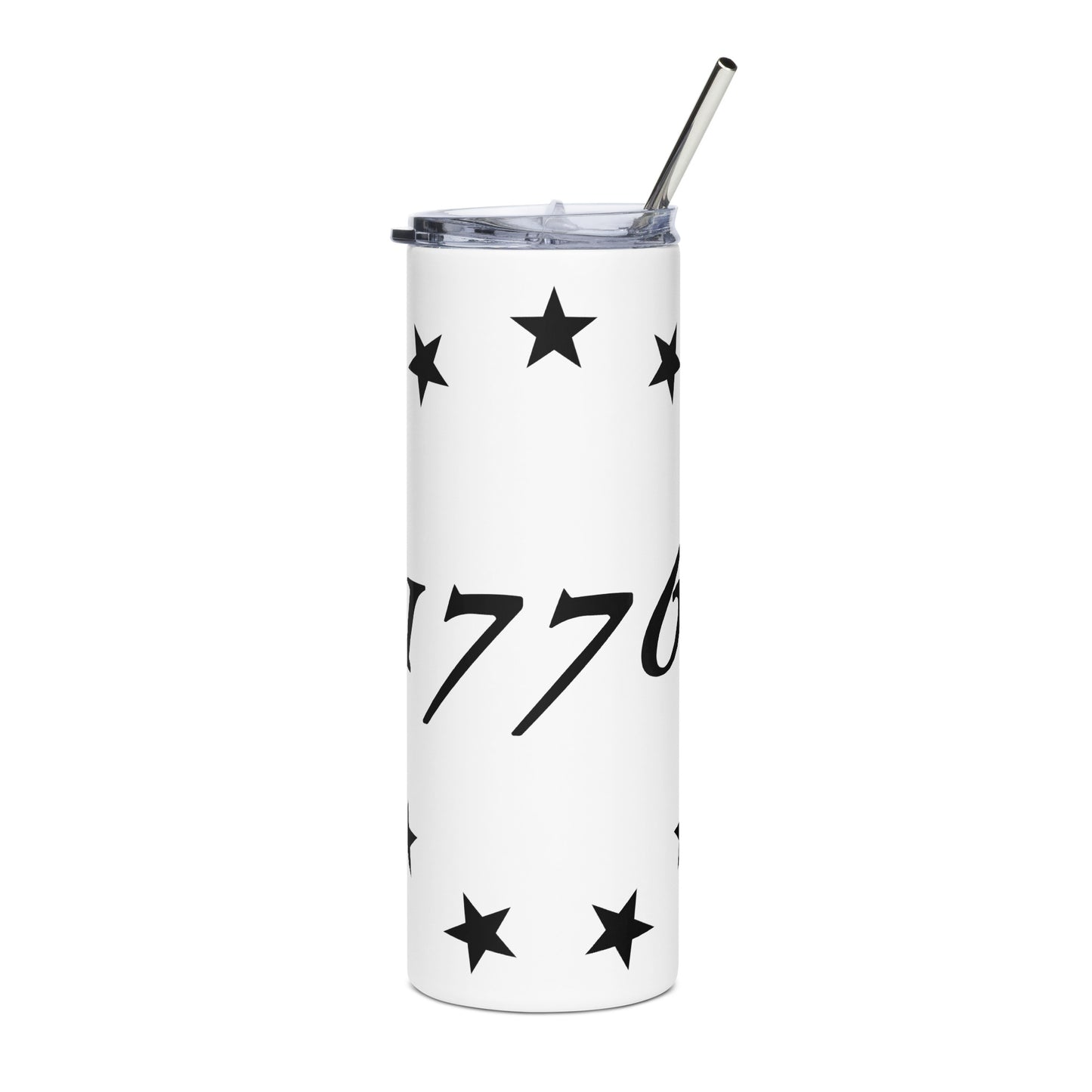 Black 1776 13 Stars Stainless steel tumbler