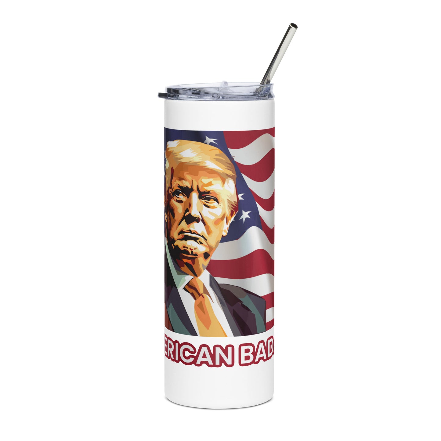 Trump American Badass Stainless steel tumbler