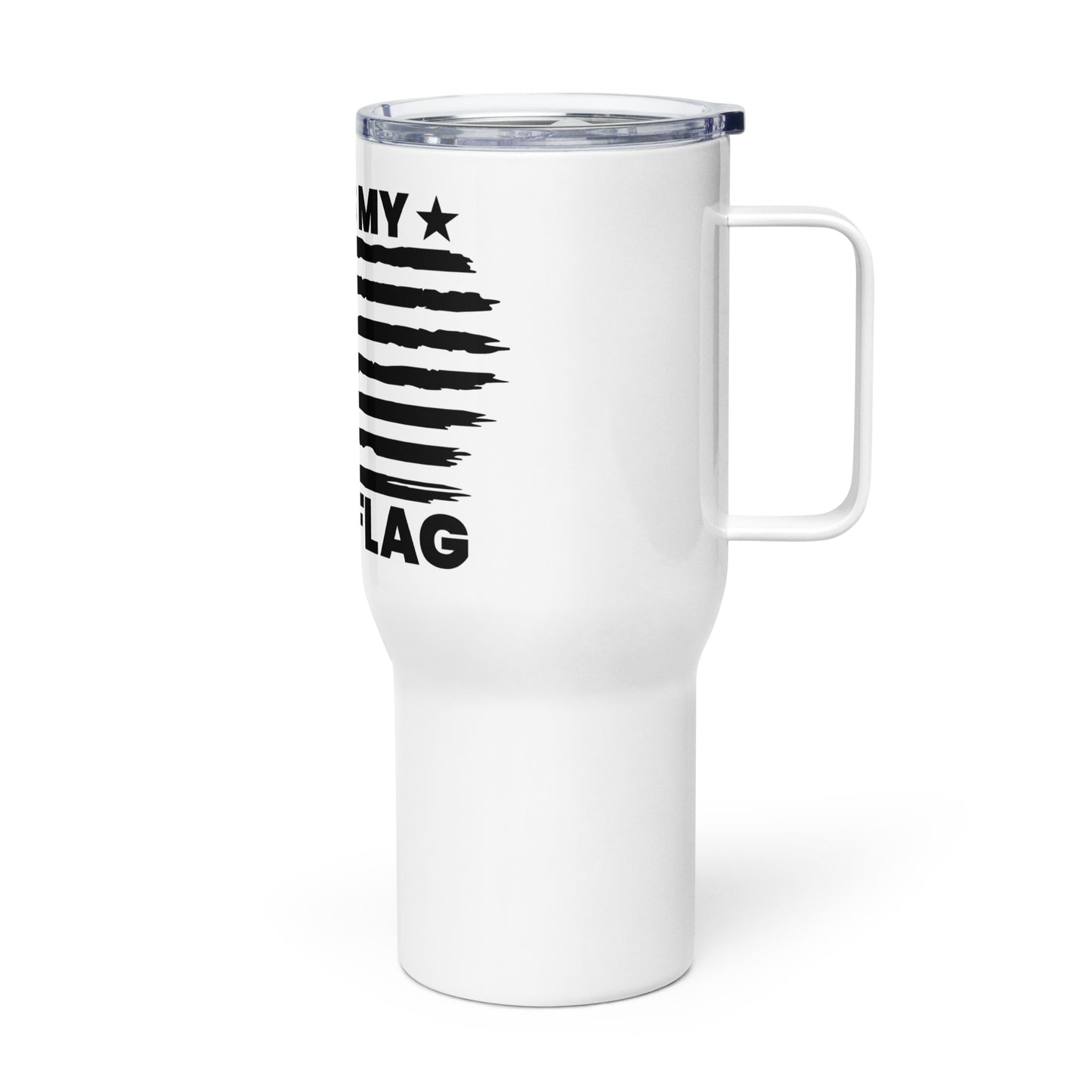 This Is My Flag Travel mug with a handle