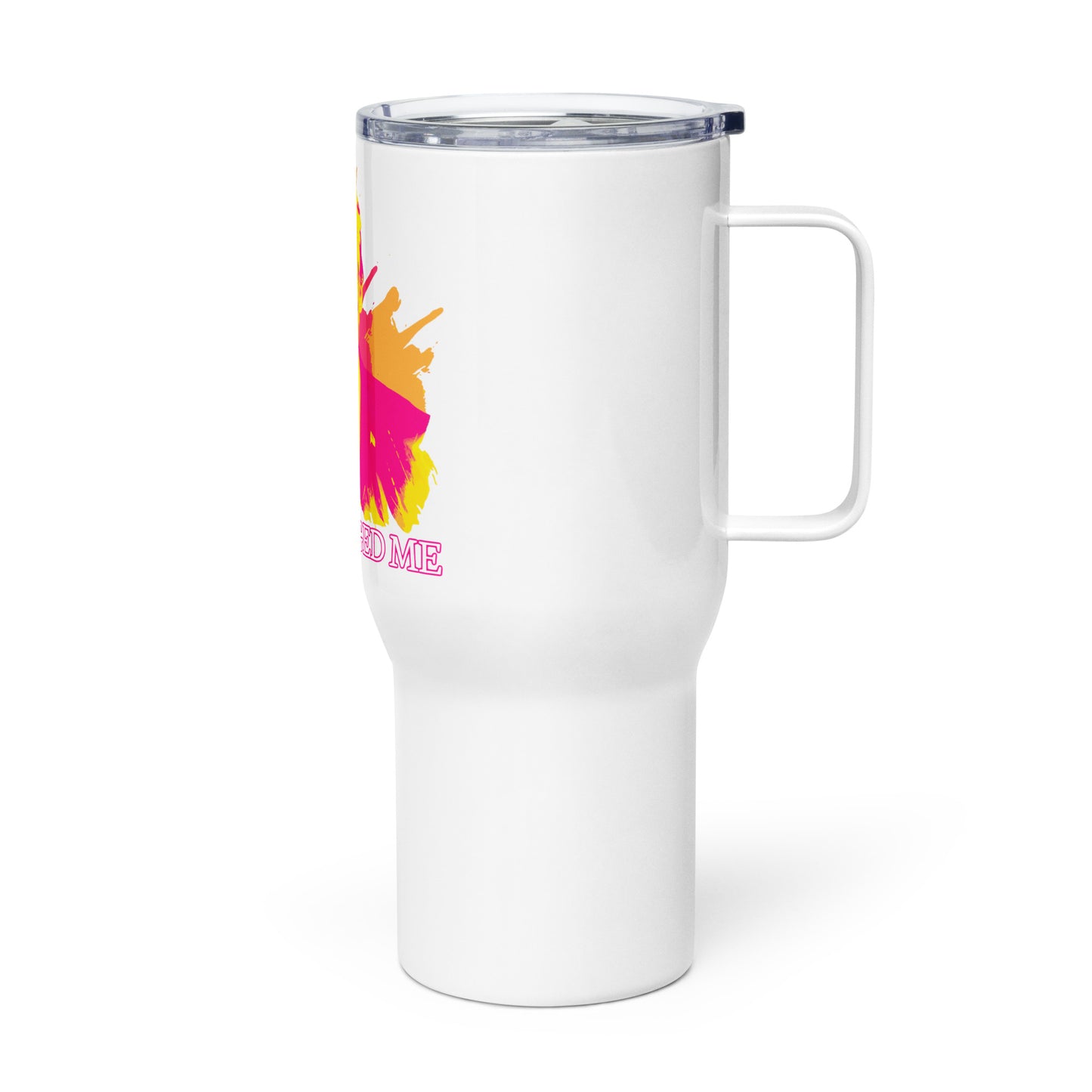 DJT Travel mug with a handle