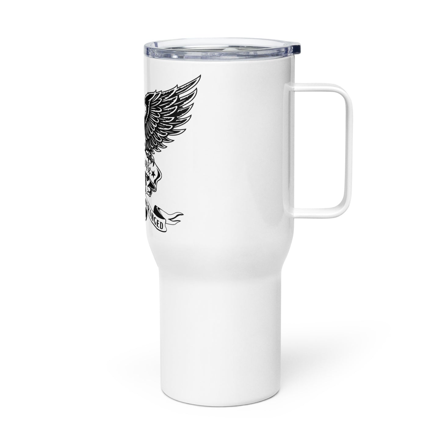 We The People American Eagle Travel mug with a handle