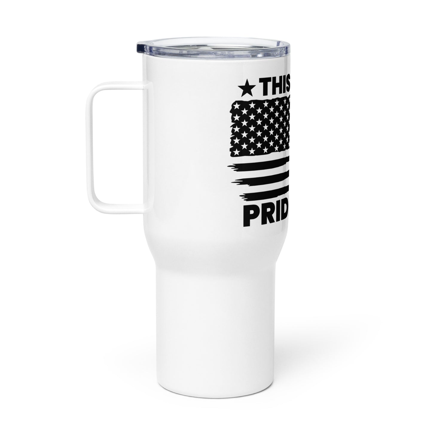 This Is My Flag Travel mug with a handle