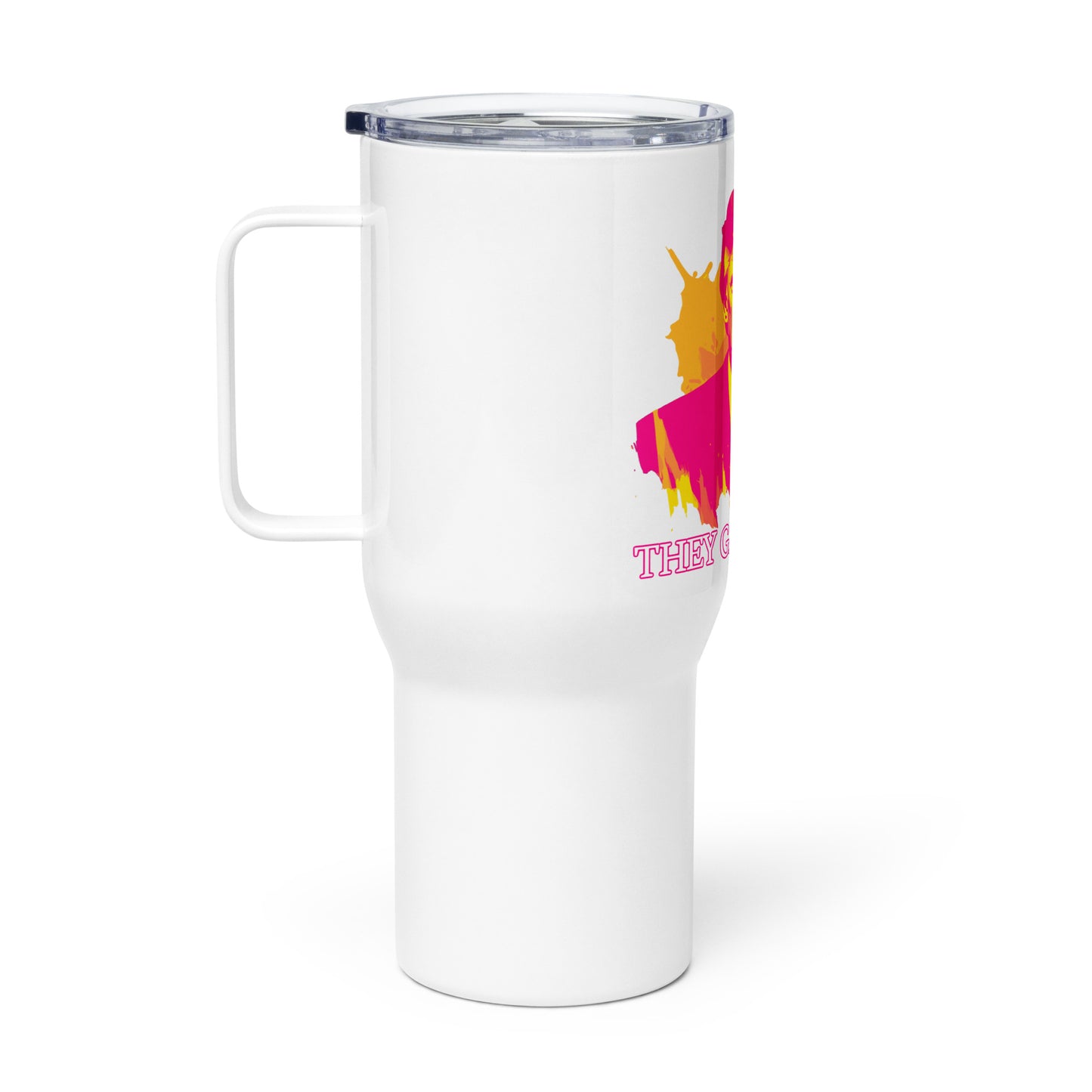 DJT Travel mug with a handle