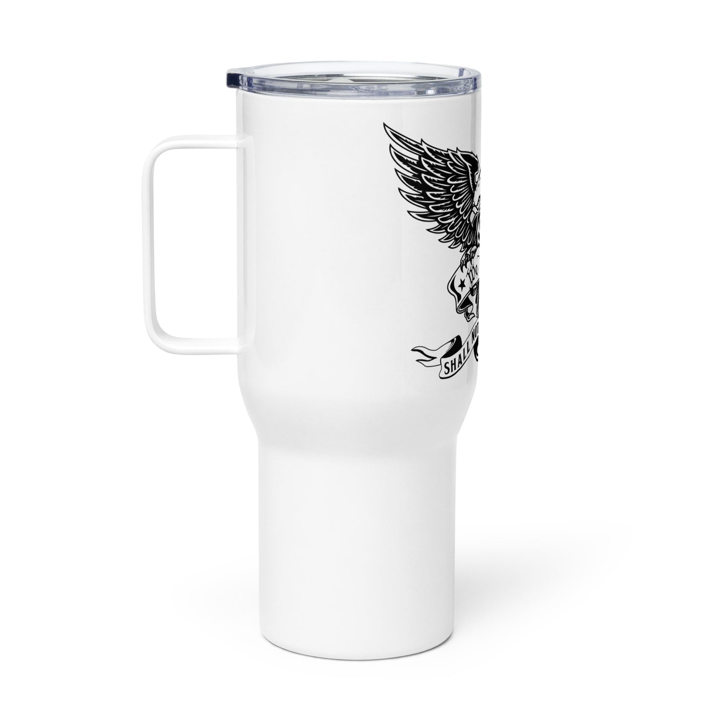 We The People American Eagle Travel mug with a handle