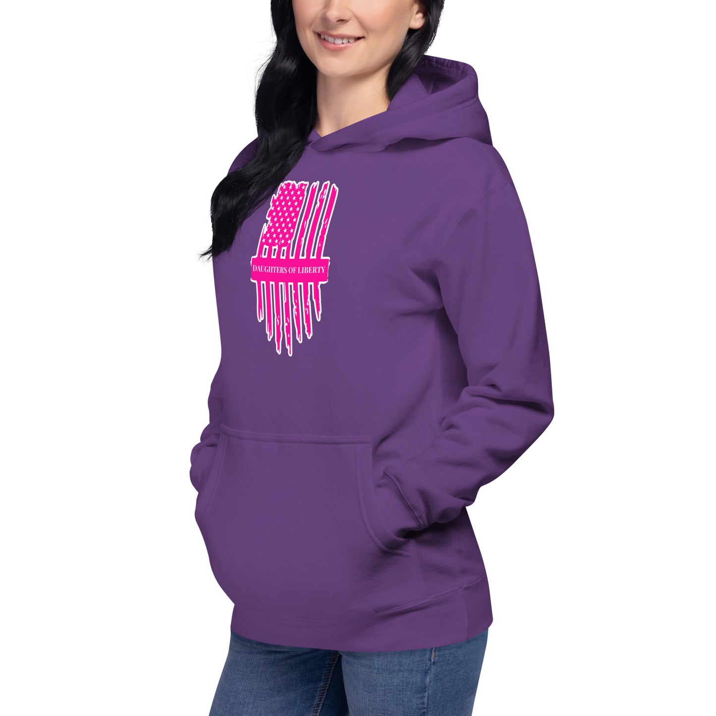Pink Daughters of Liberty Unisex Hoodie