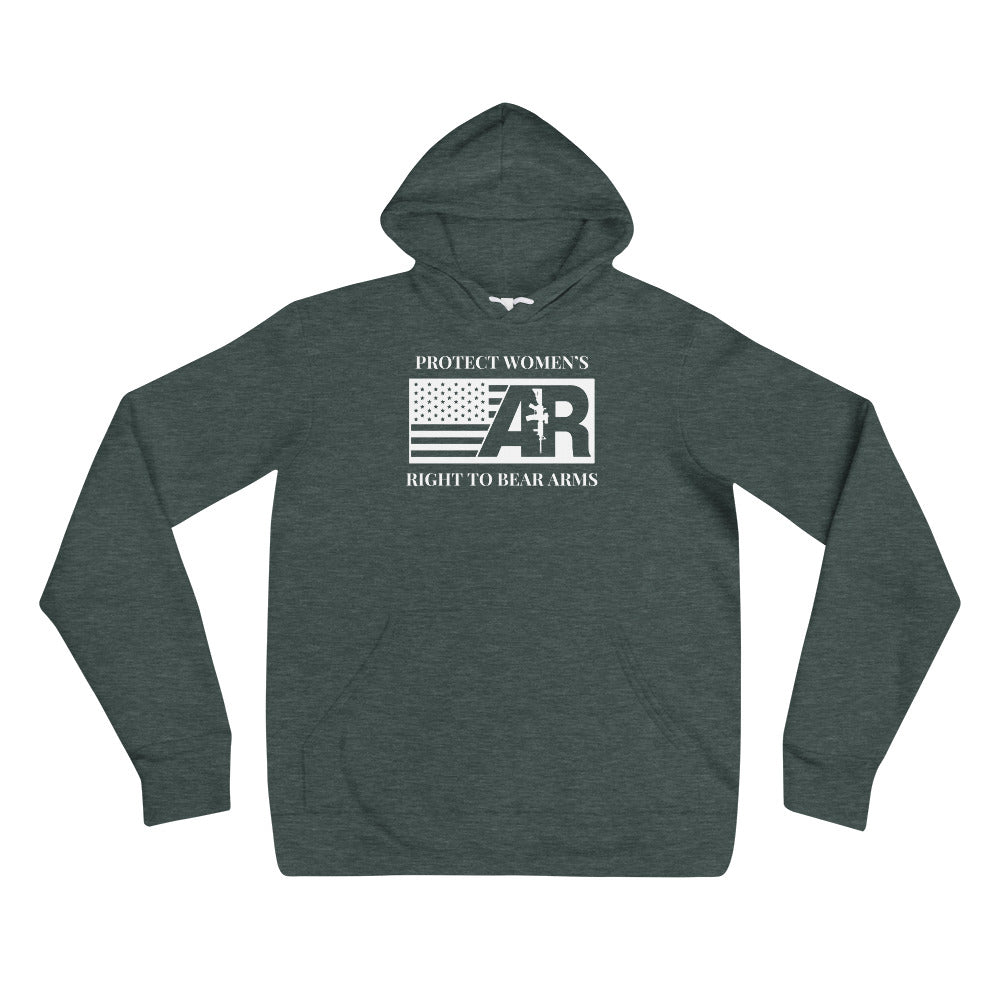Protect Women’s Right to Bear ArmsUnisex hoodie