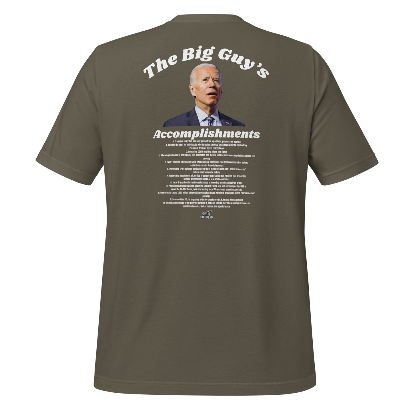 The Big Guy’s Accomplishments Mens t-shirt