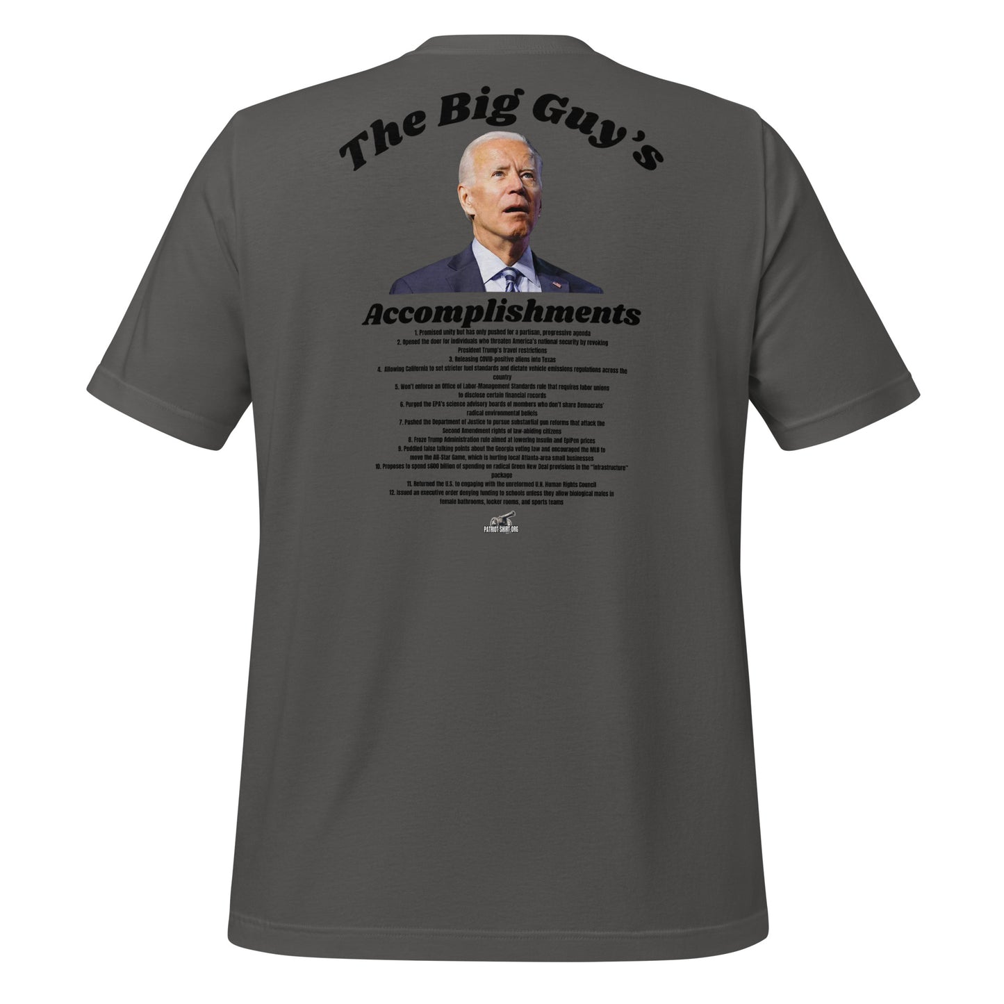 The Big Guy’s Accomplishments Mens t-shirt