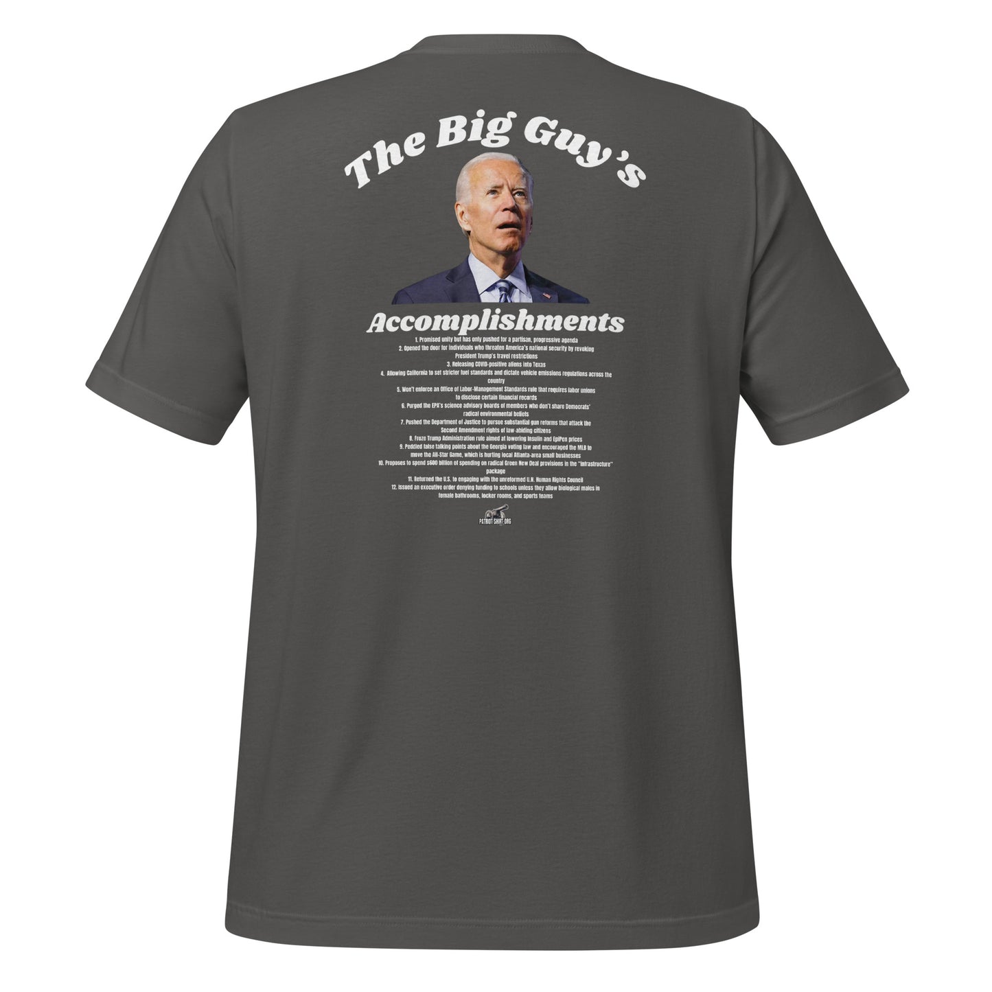 The Big Guy’s Accomplishments Mens t-shirt