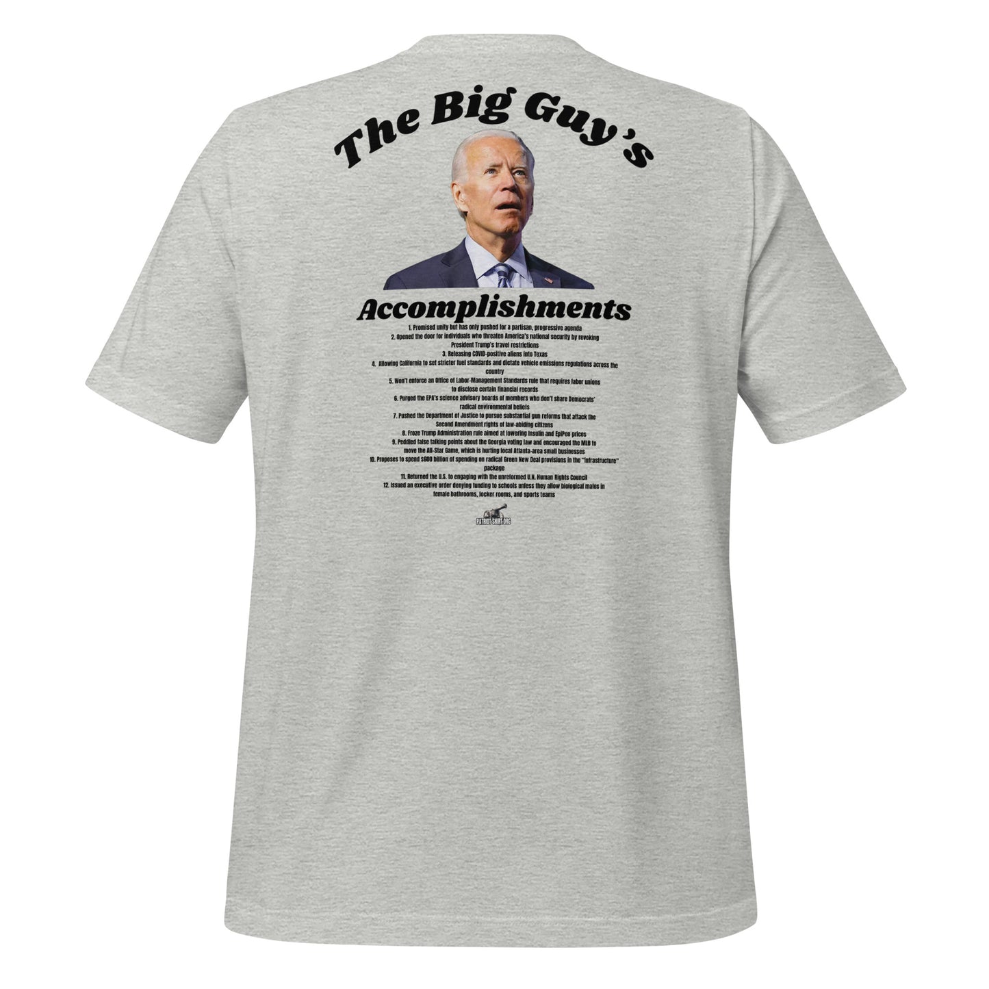 The Big Guy’s Accomplishments Mens t-shirt
