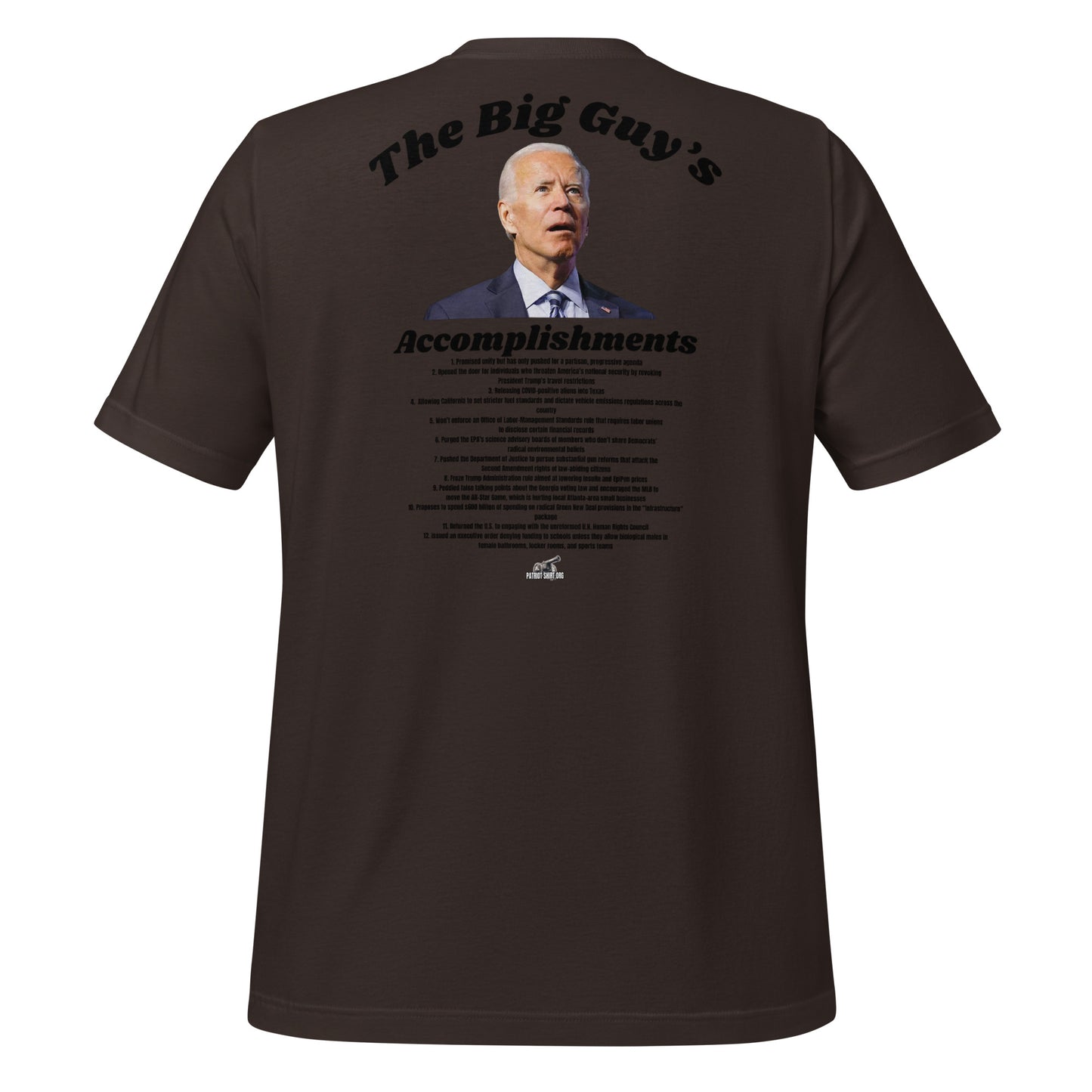 The Big Guy’s Accomplishments Mens t-shirt