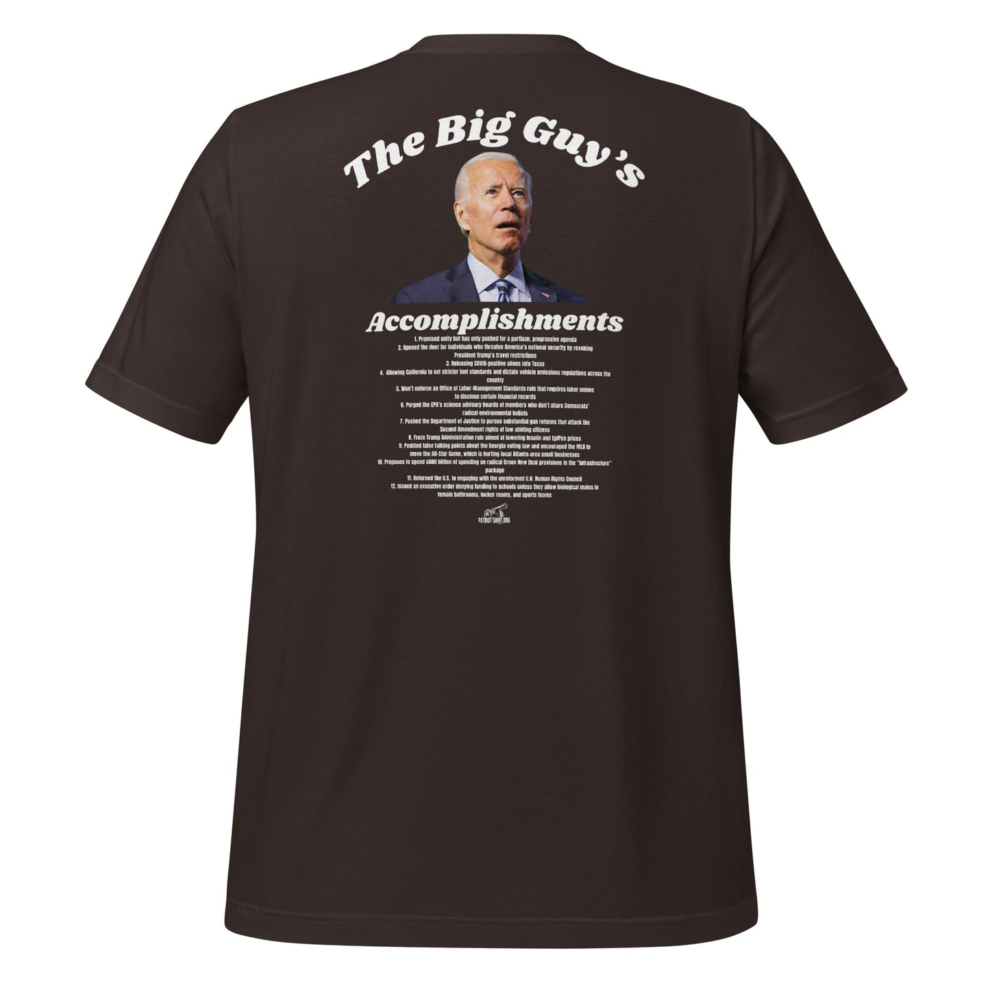 The Big Guy’s Accomplishments Mens t-shirt