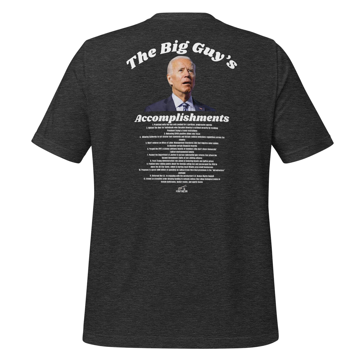 The Big Guy’s Accomplishments Mens t-shirt