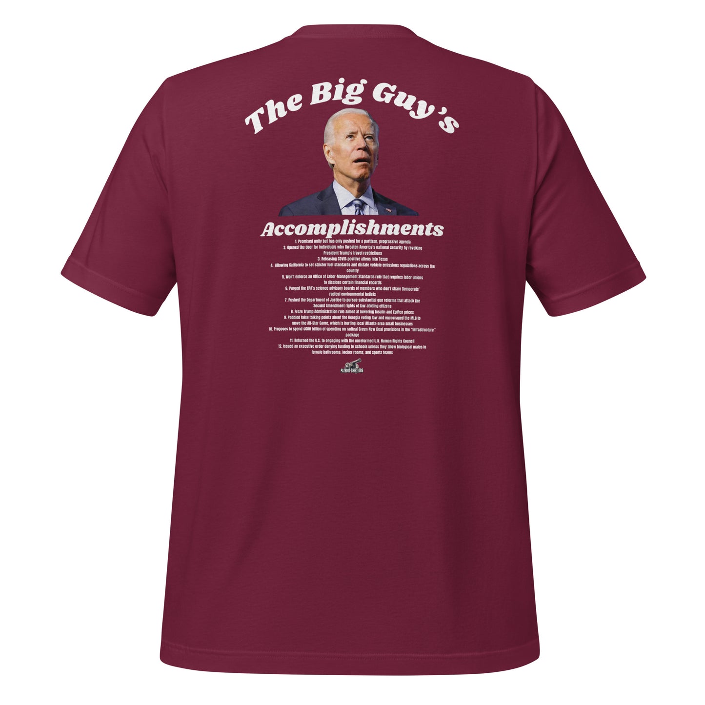 The Big Guy’s Accomplishments Mens t-shirt