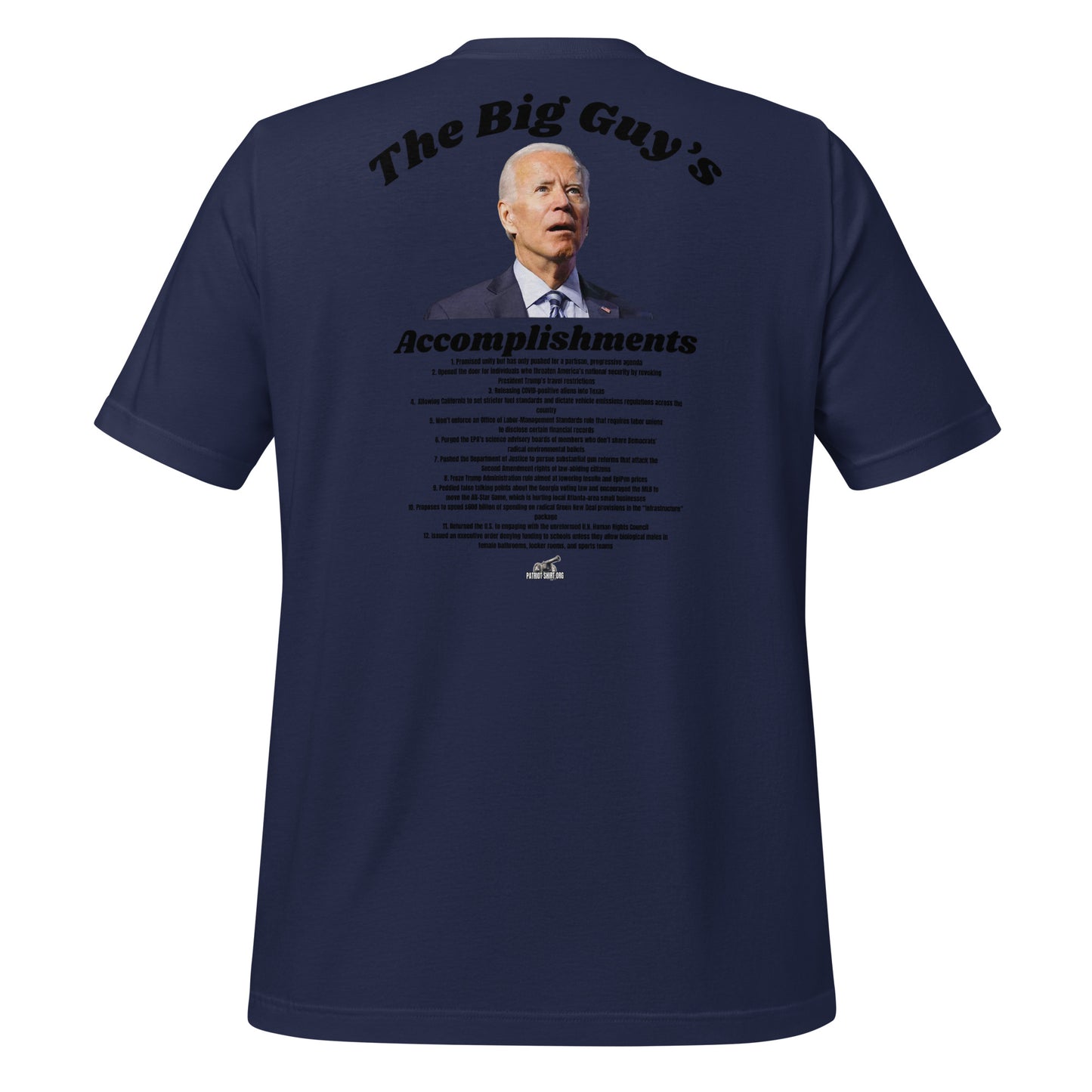 The Big Guy’s Accomplishments Mens t-shirt