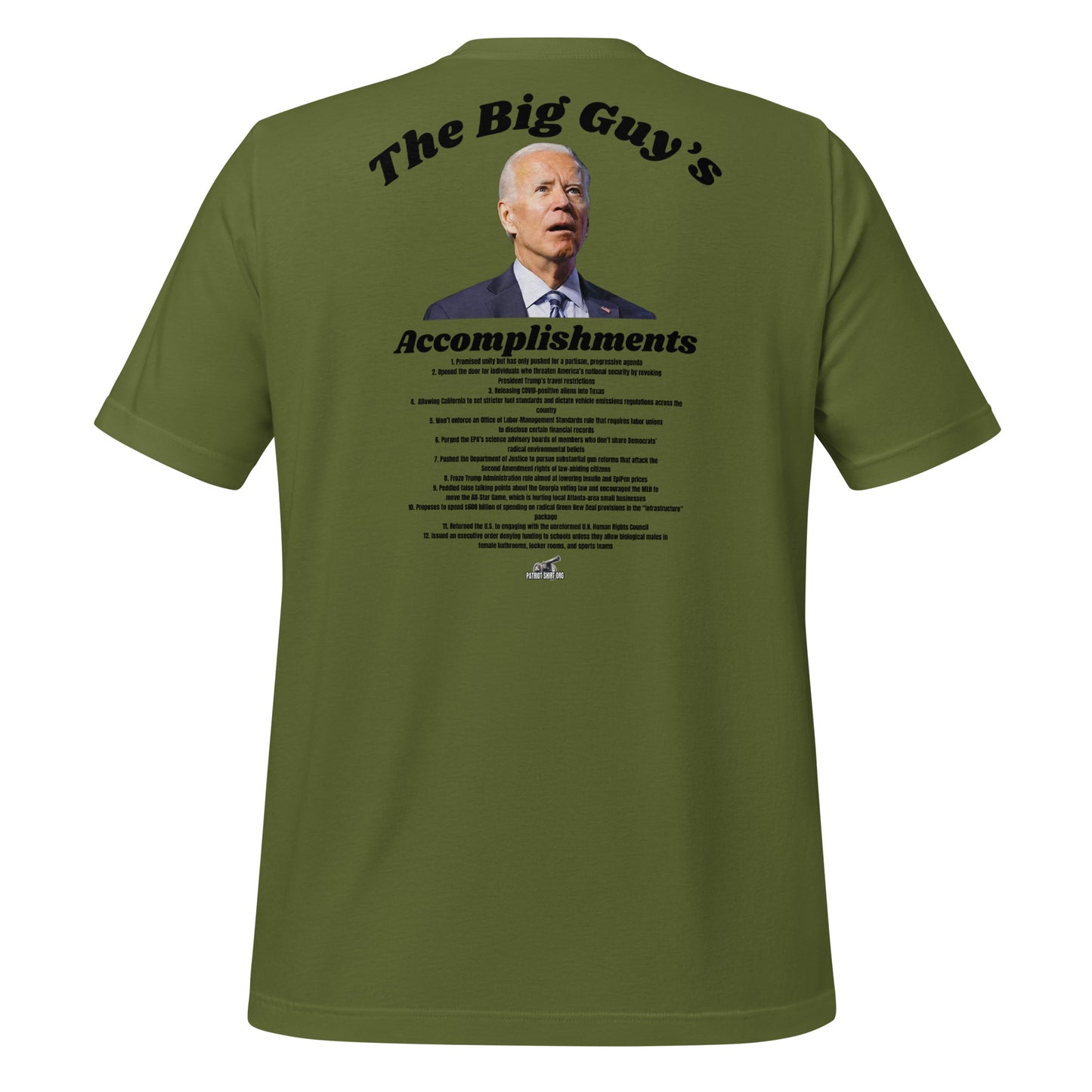 The Big Guy’s Accomplishments Mens t-shirt
