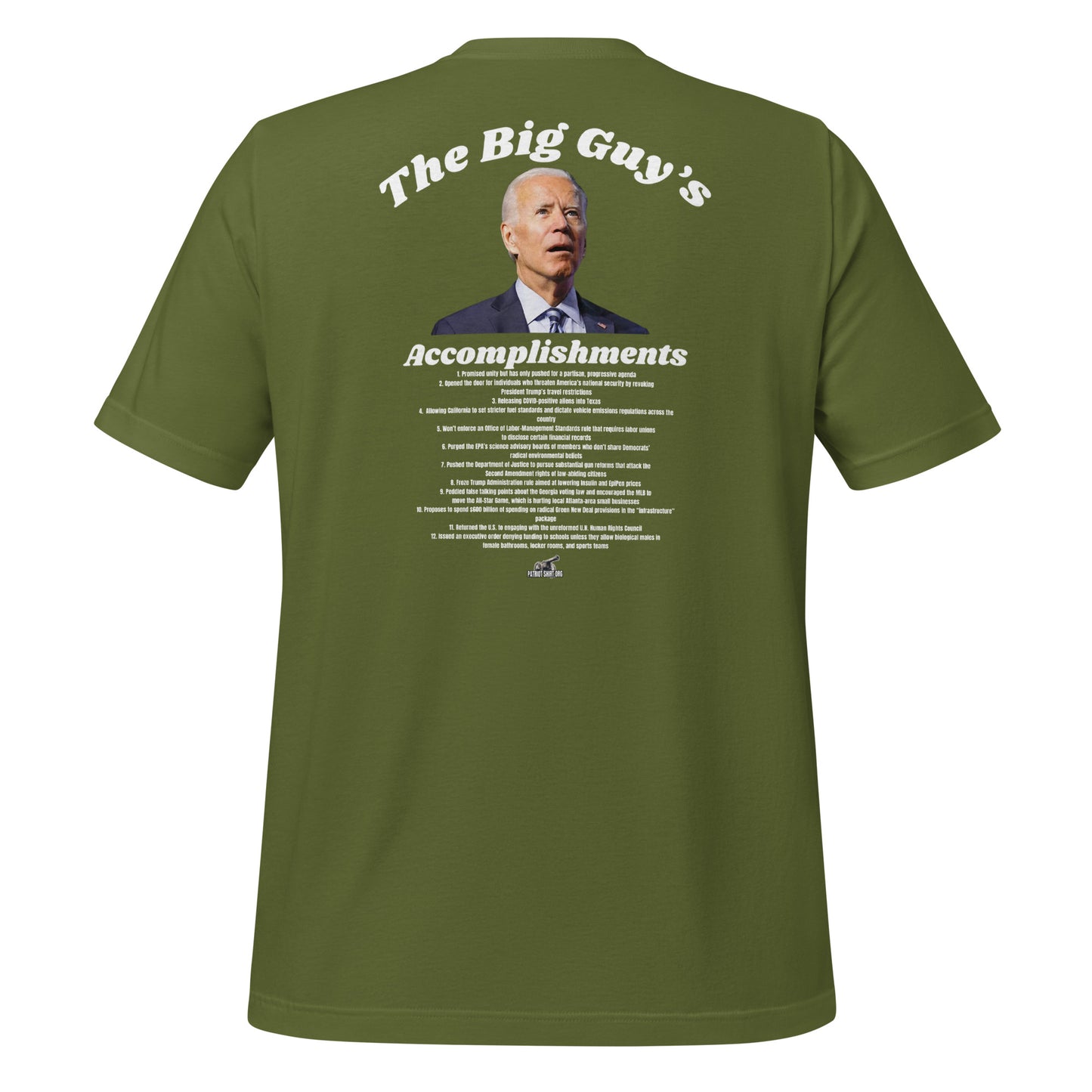 The Big Guy’s Accomplishments Mens t-shirt