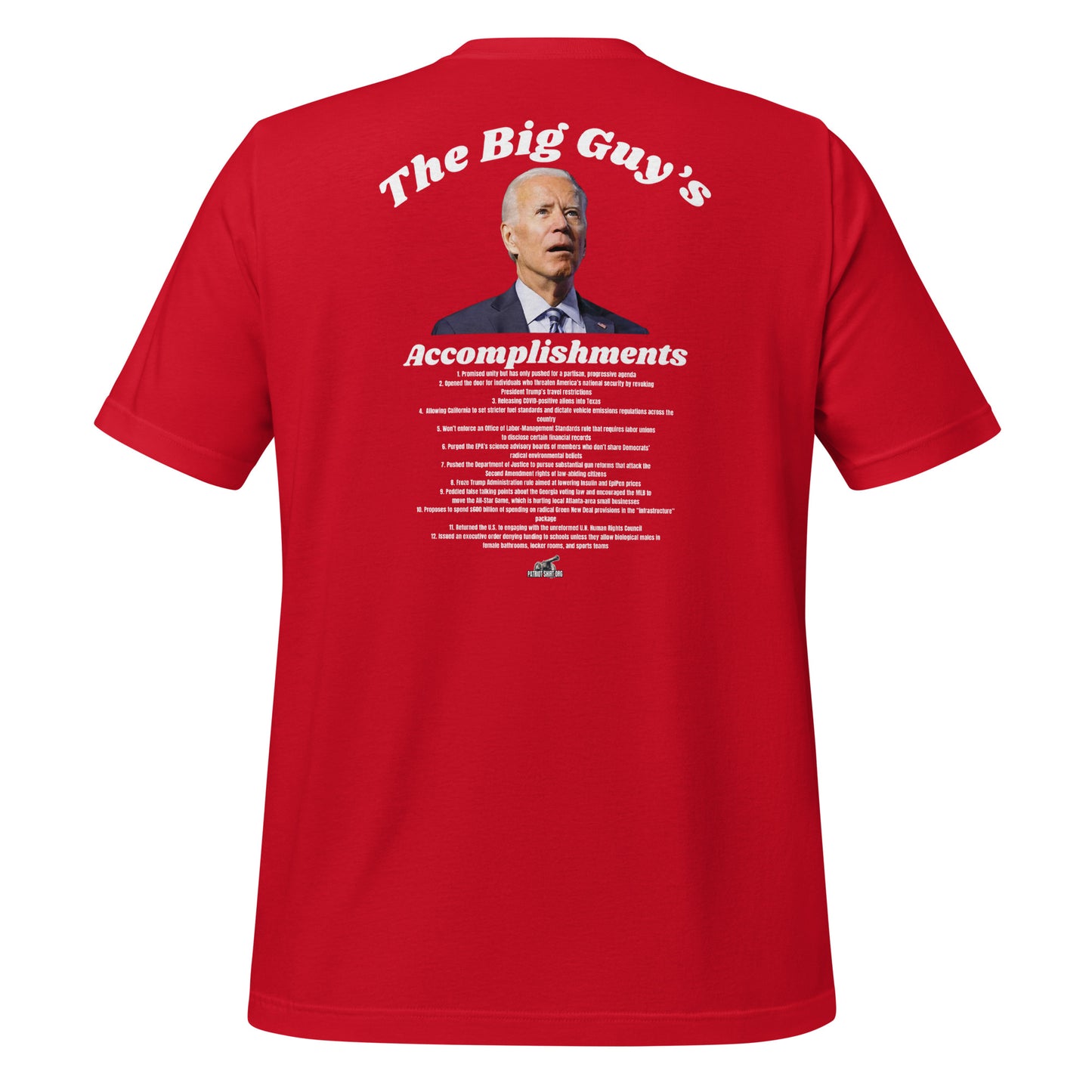 The Big Guy’s Accomplishments Mens t-shirt