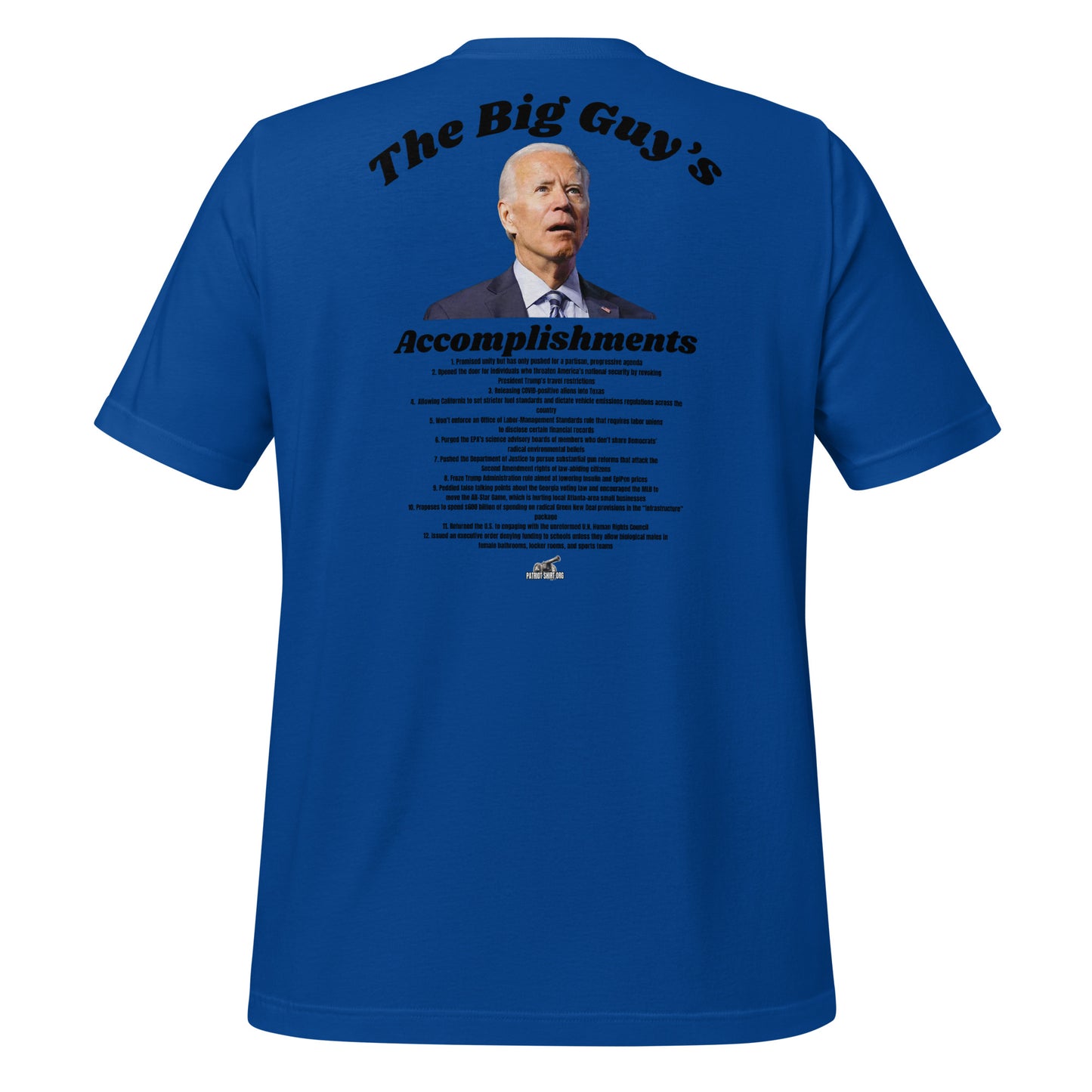 The Big Guy’s Accomplishments Mens t-shirt