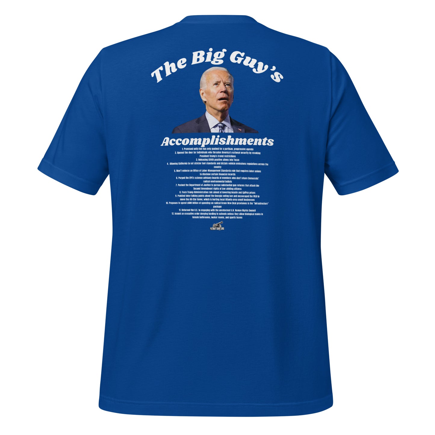 The Big Guy’s Accomplishments Mens t-shirt