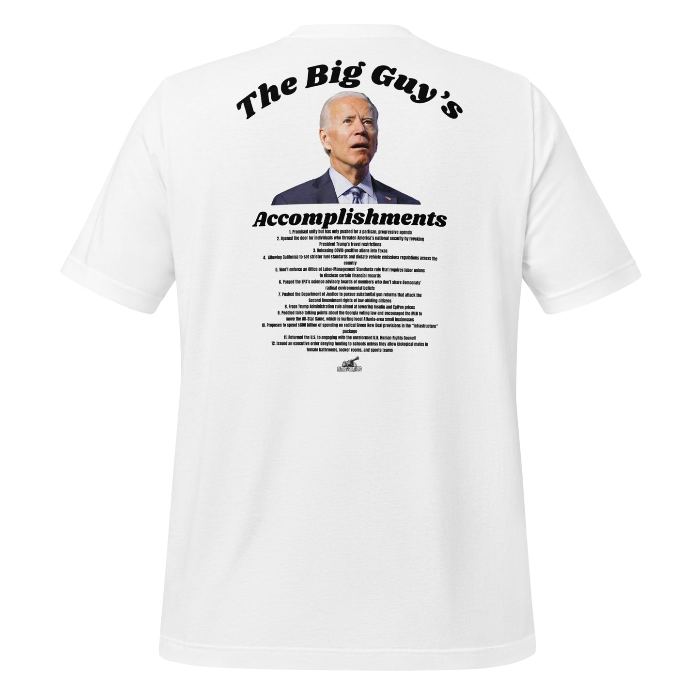 The Big Guy’s Accomplishments Mens t-shirt