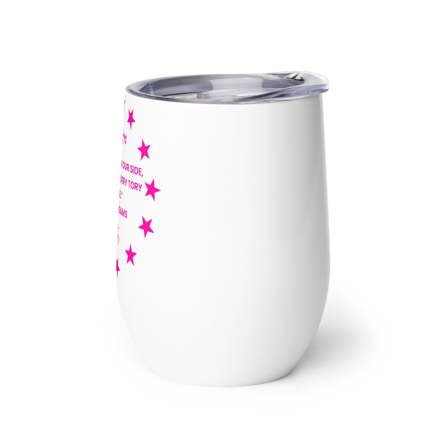 Samuel Adams Quote Wine tumbler