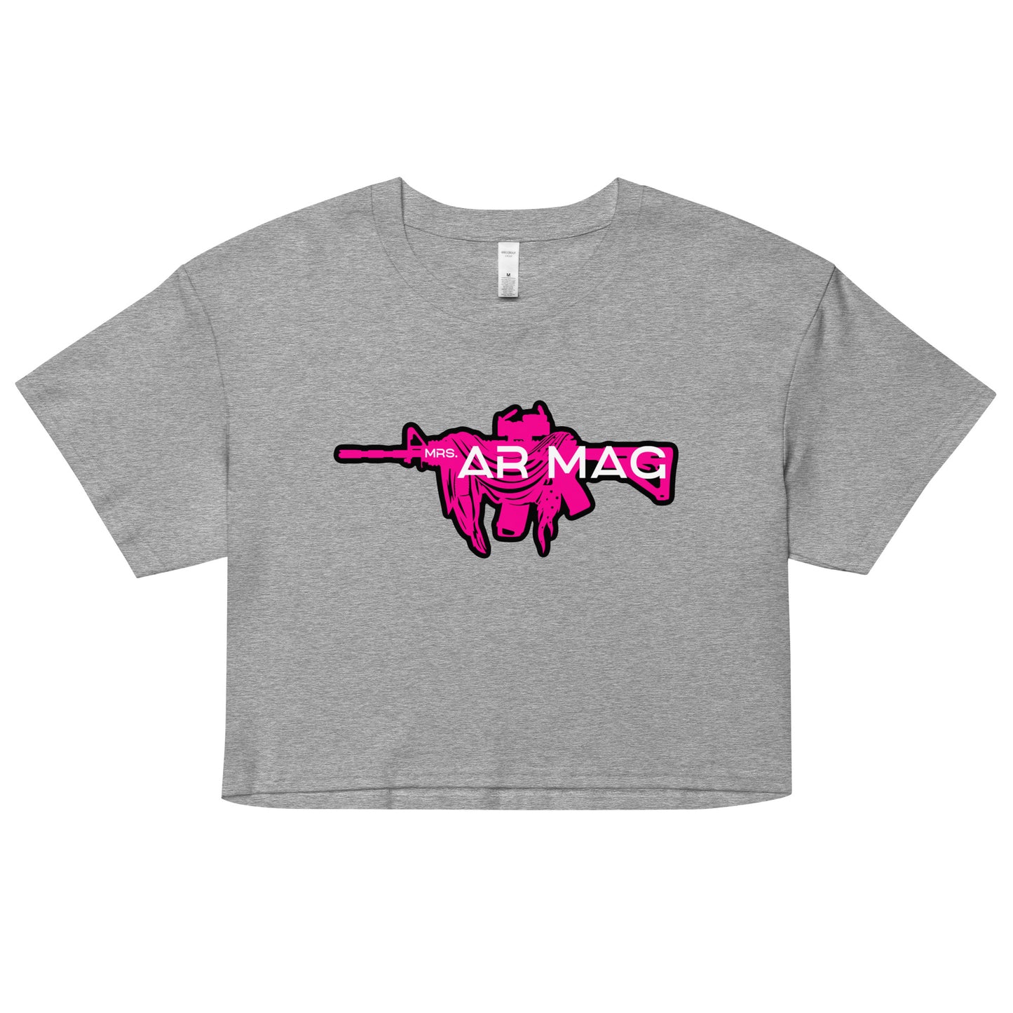 Pink Mrs. AR Mag Armalite Women’s crop top