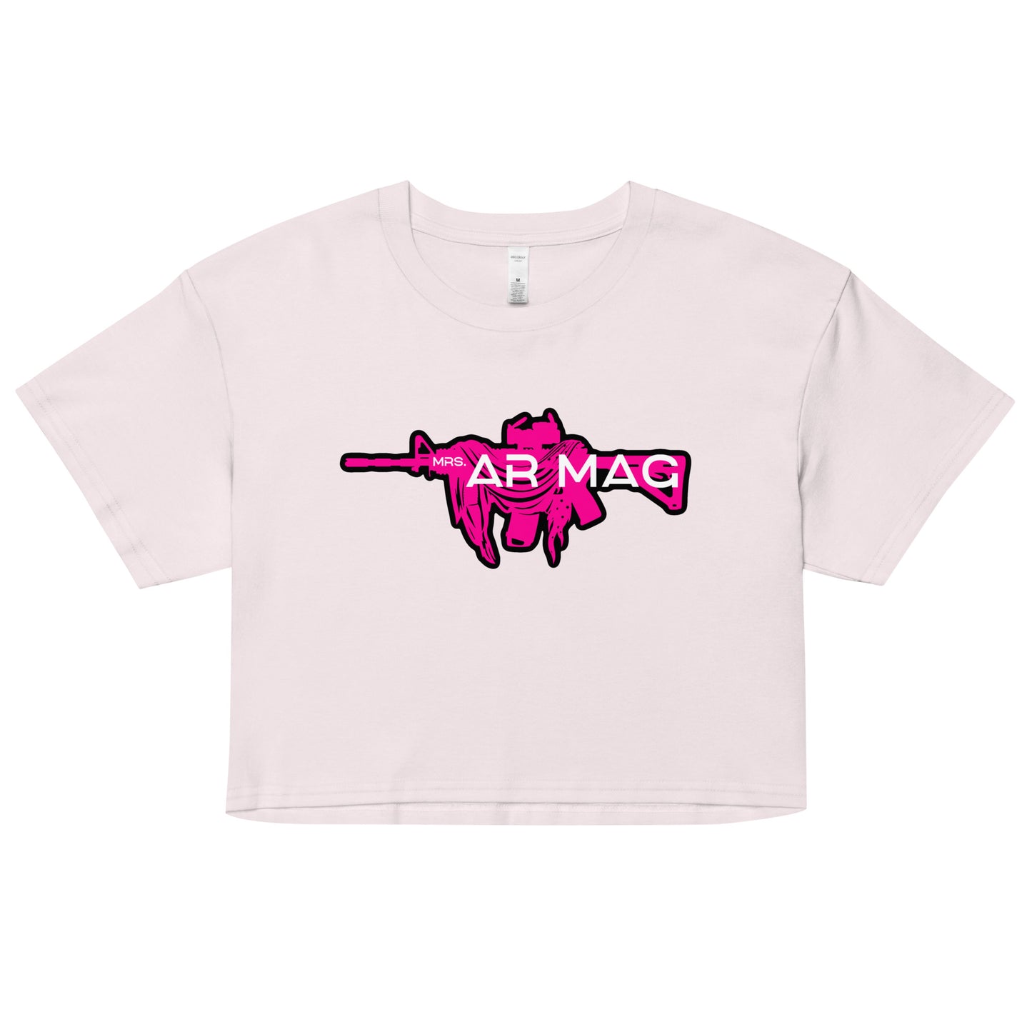 Pink Mrs. AR Mag Armalite Women’s crop top