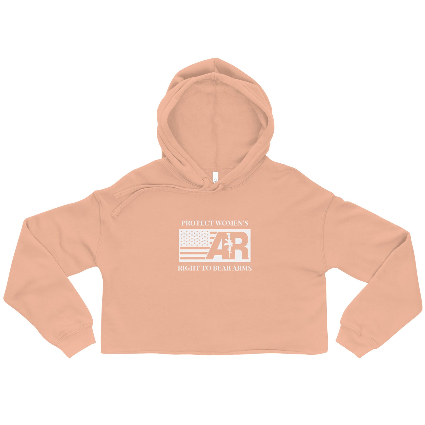 Protect Women’s Right to Bear Arms Crop Hoodie