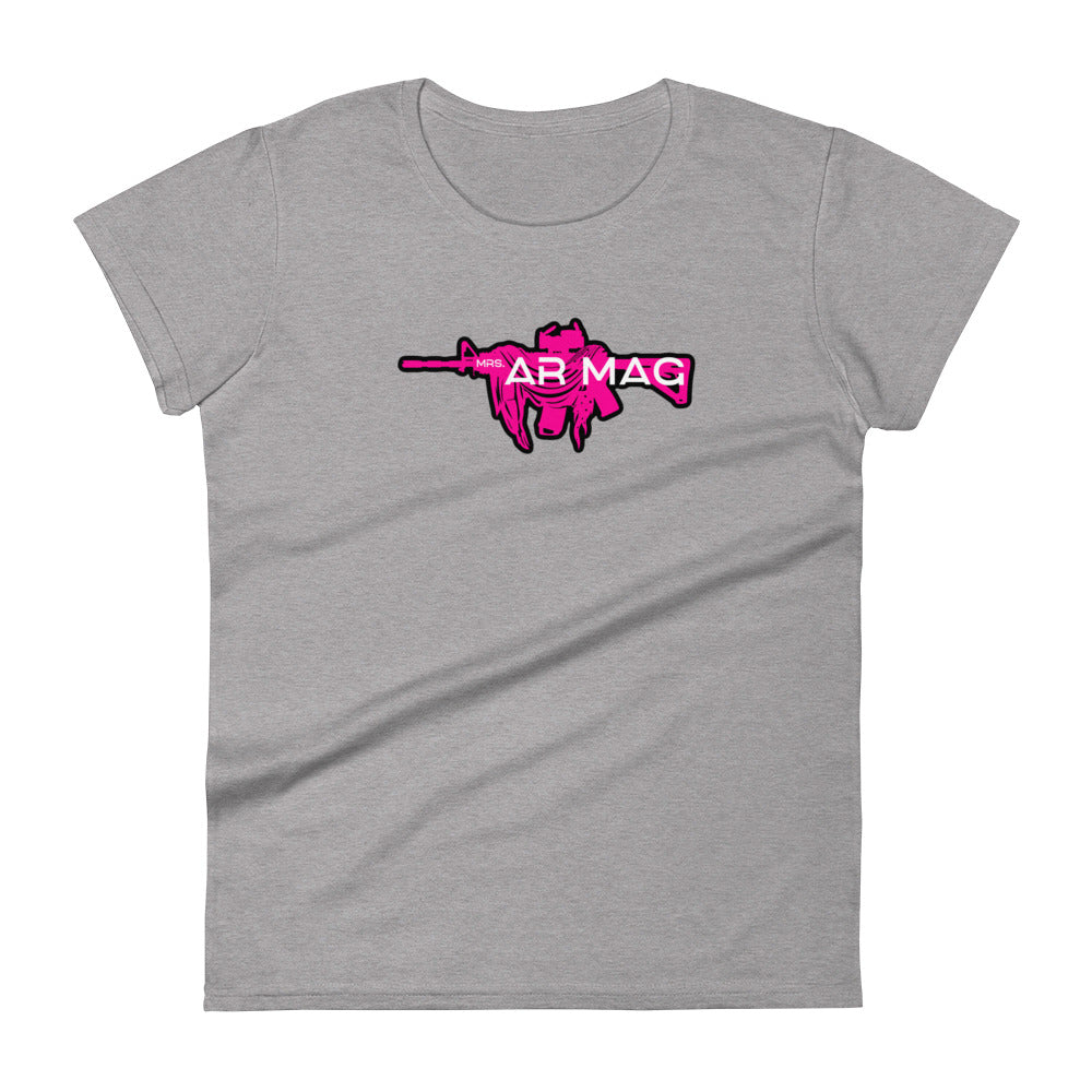 Pink Mrs. AR Mag Armalite Women's short sleeve t-shirt