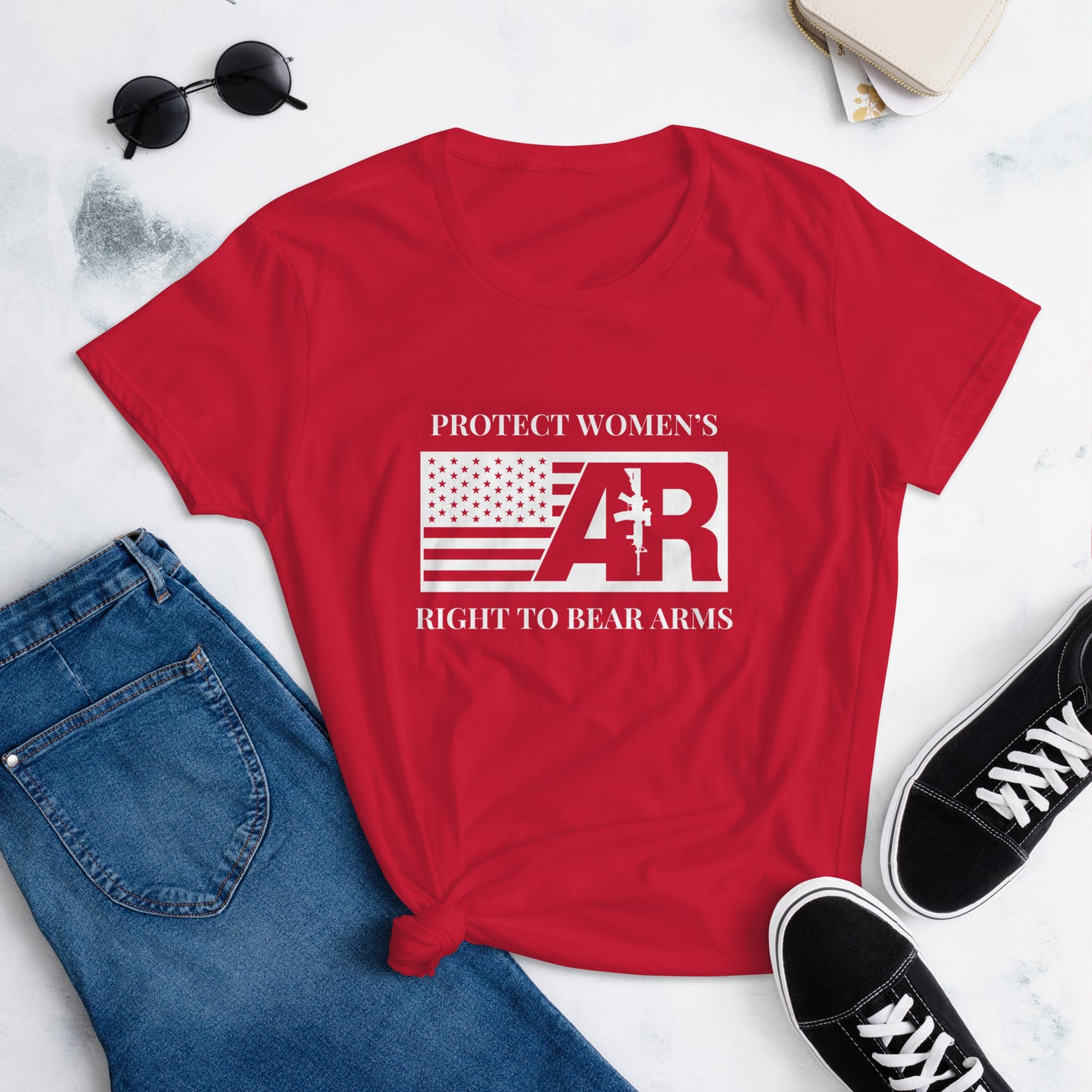Protect Women’s Right to Bear Arms Women's short sleeve t-shirt