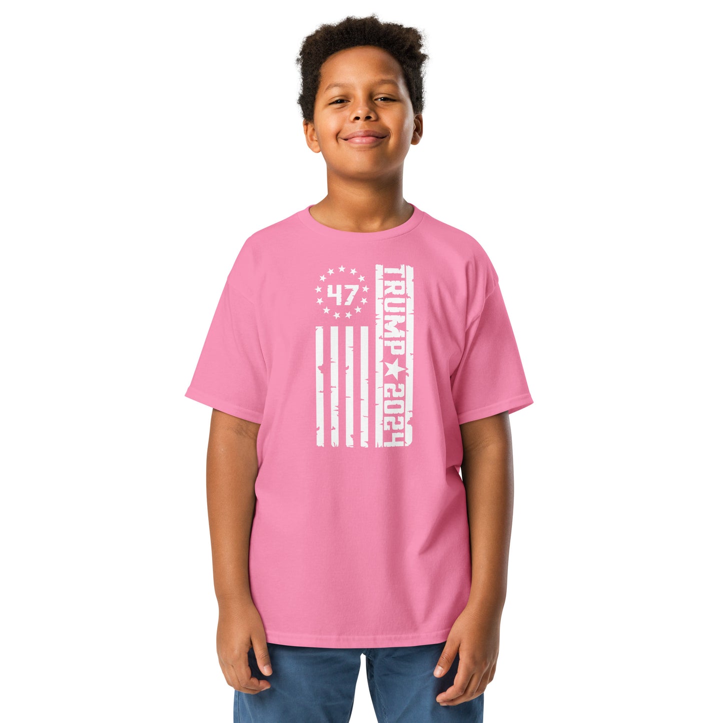 Trump 47 Flag Youth classic tee