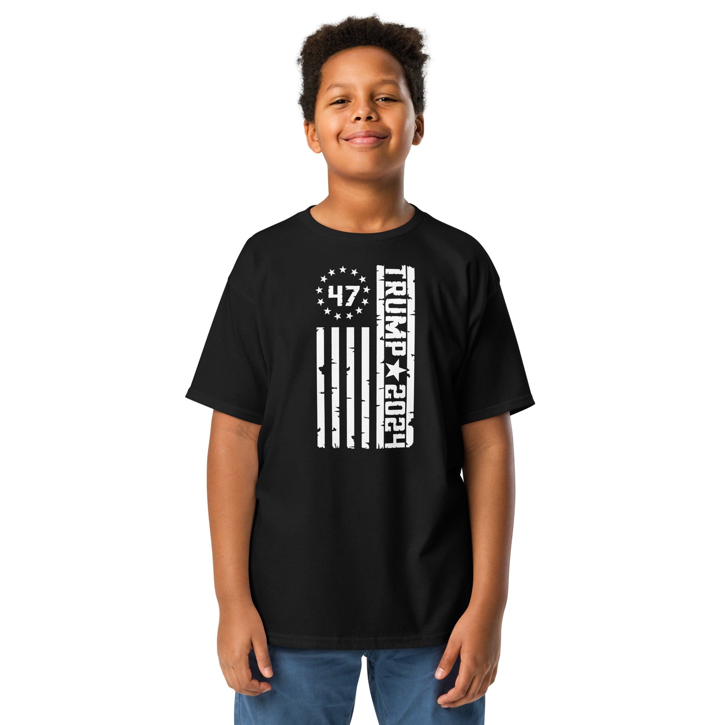 Trump 47 Flag Youth classic tee
