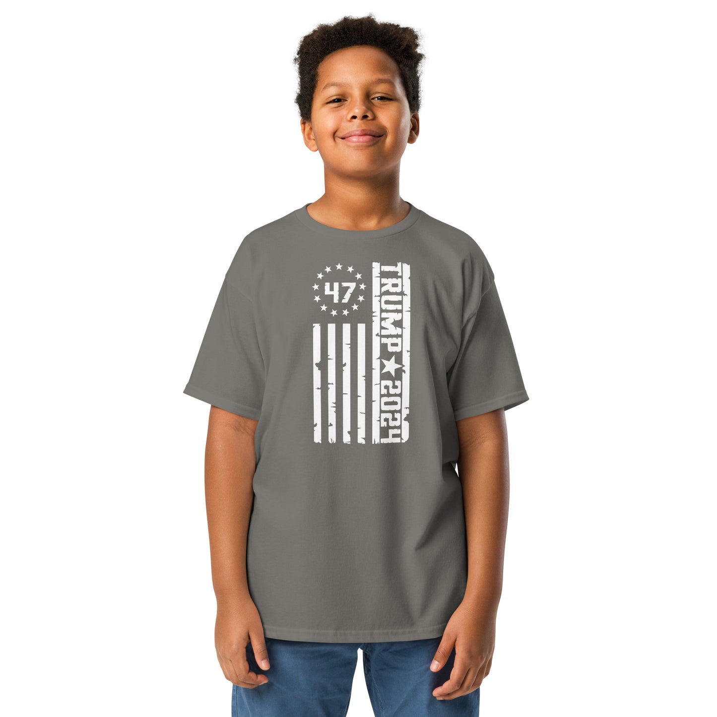 Trump 47 Flag Youth classic tee