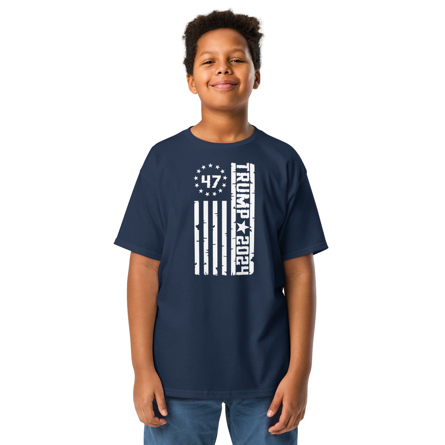 Trump 47 Flag Youth classic tee