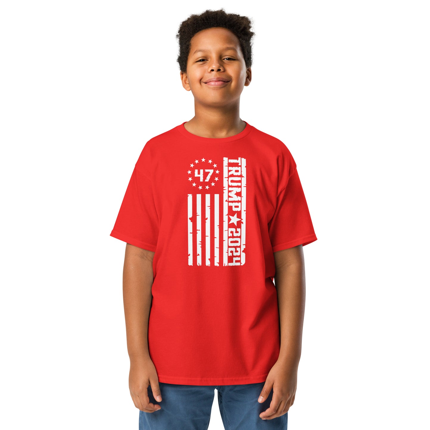 Trump 47 Flag Youth classic tee