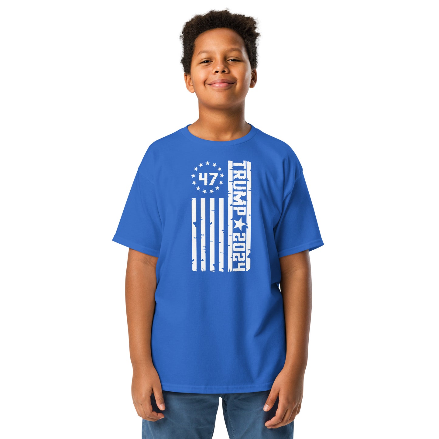 Trump 47 Flag Youth classic tee