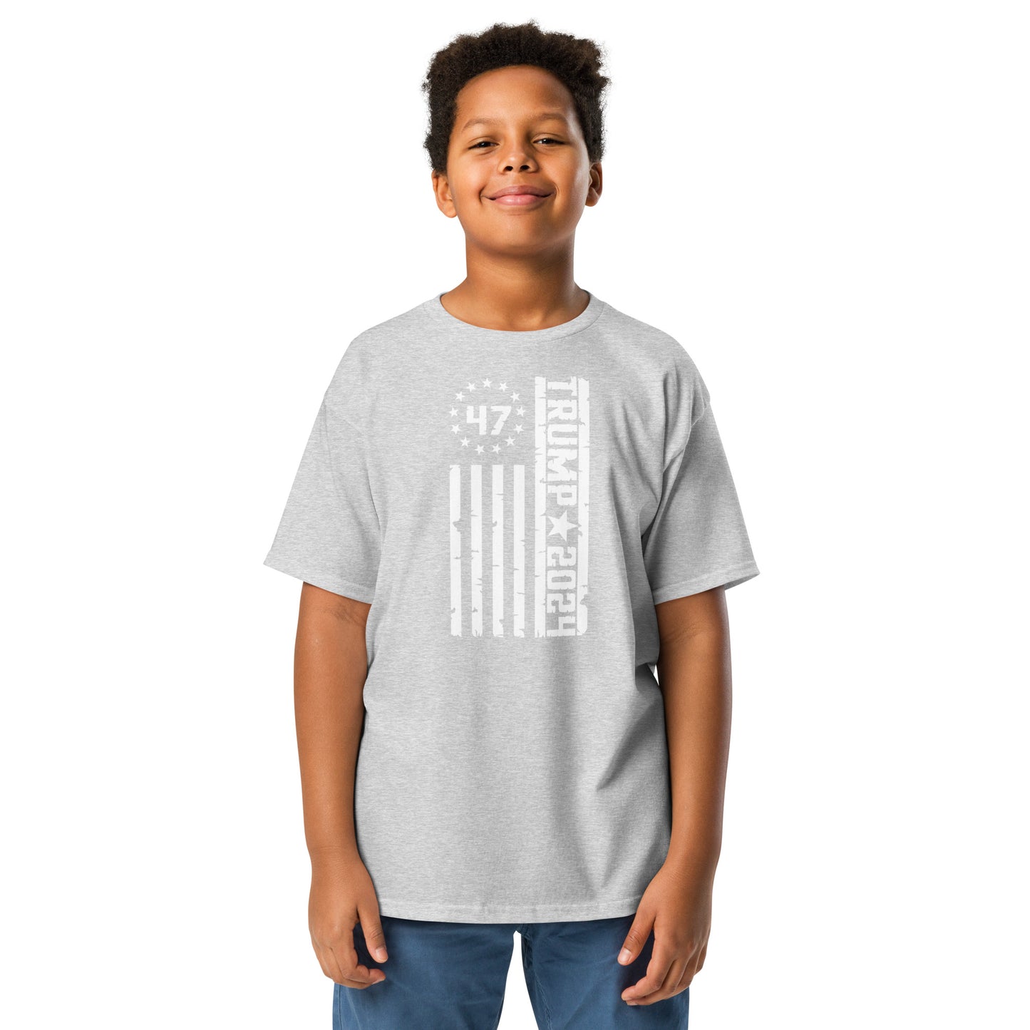 Trump 47 Flag Youth classic tee