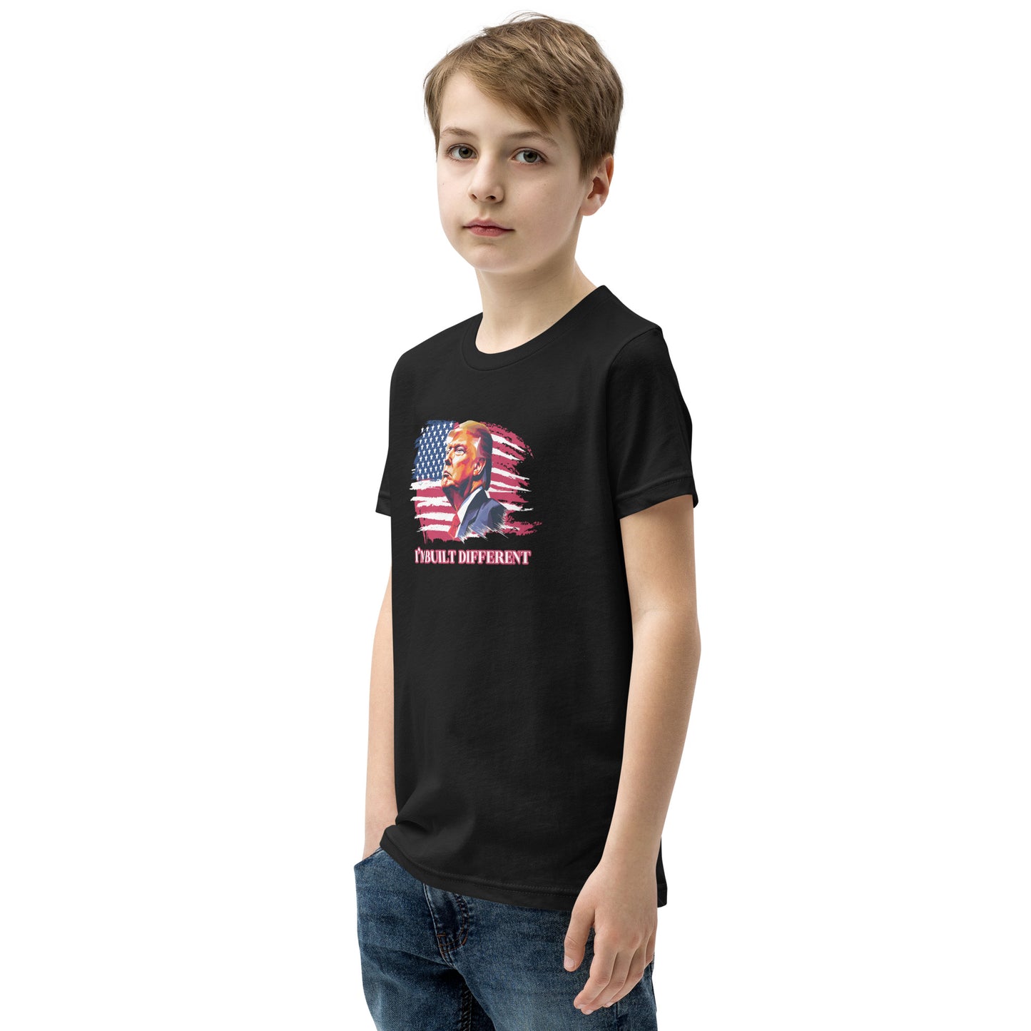 I’m Built Different Trump Youth Short Sleeve T-Shirt