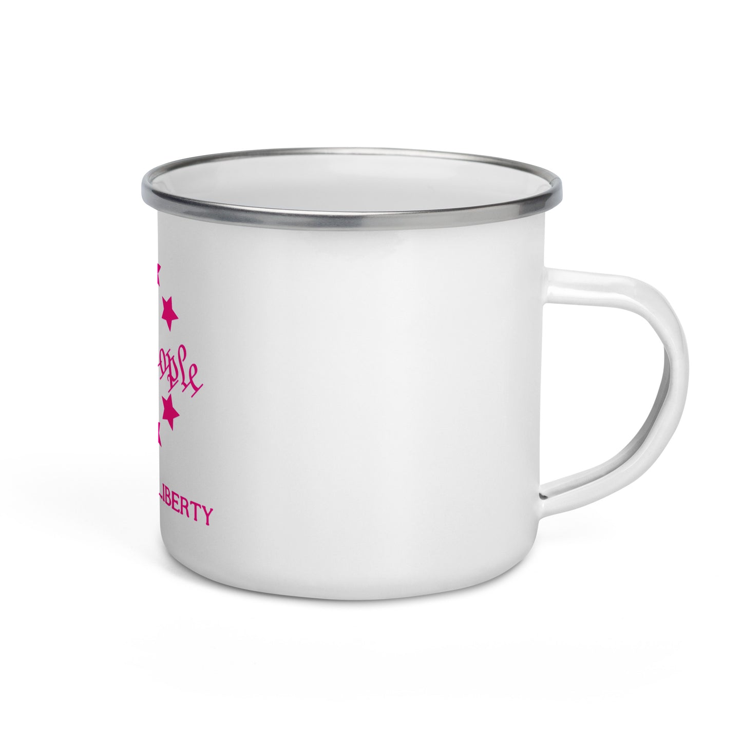 Pink Daughter’s of Liberty 1776 Stars Enamel Mug
