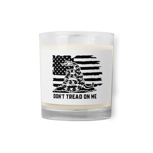 Don’t Tread On Me Glass jar soy wax candle